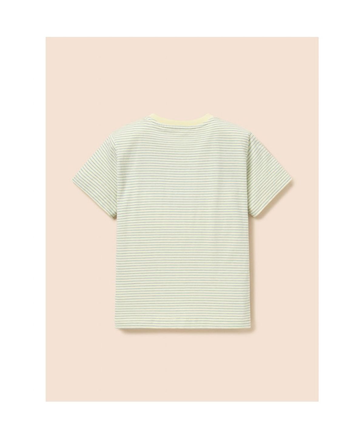 빈폴 키즈(BEANPOLE KIDS) [Essential] 달이 포인트 멀티 스트라이프 티셔츠  옐로우 (BI6342GE1E)
