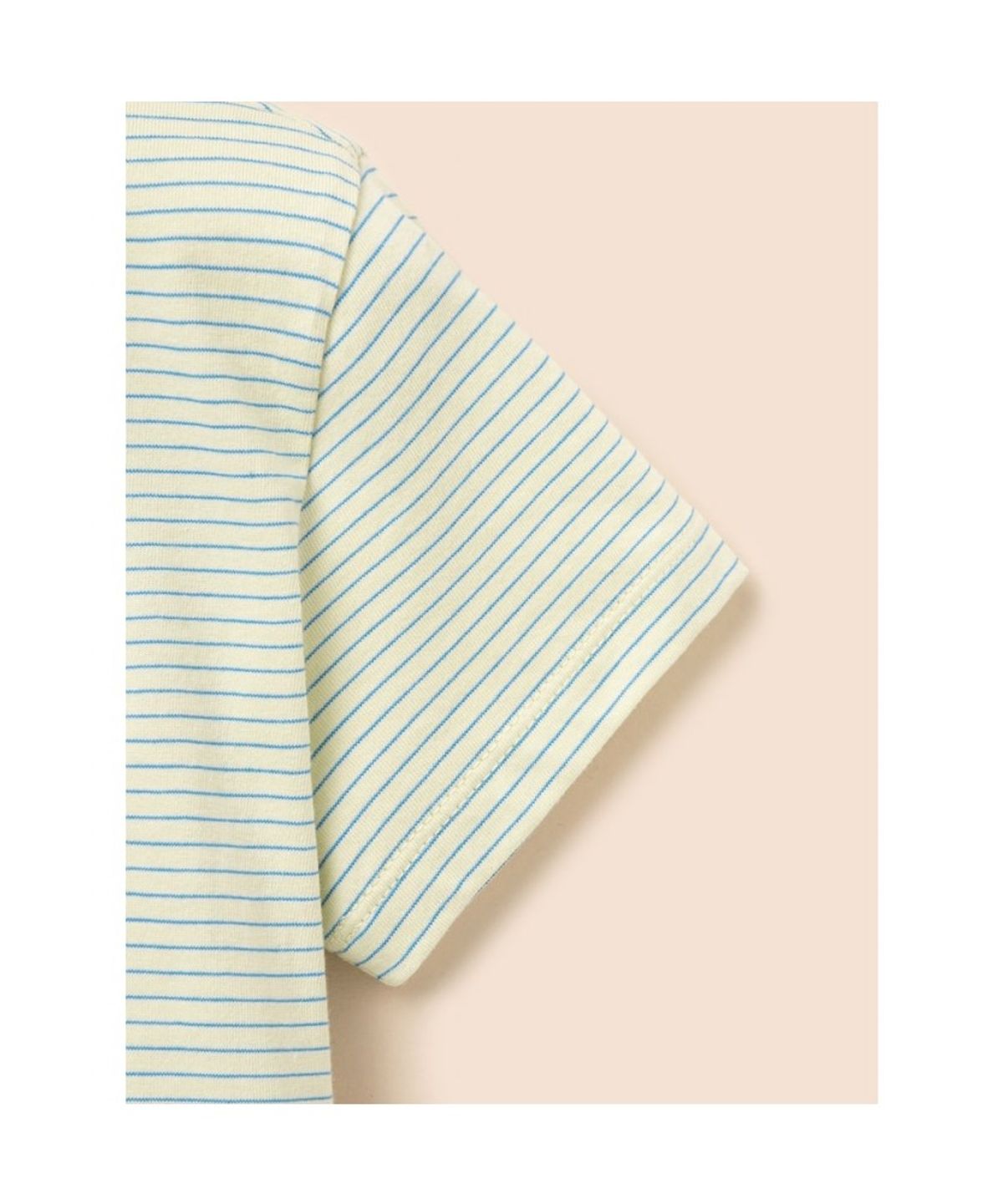 빈폴 키즈(BEANPOLE KIDS) [Essential] 달이 포인트 멀티 스트라이프 티셔츠  옐로우 (BI6342GE1E)