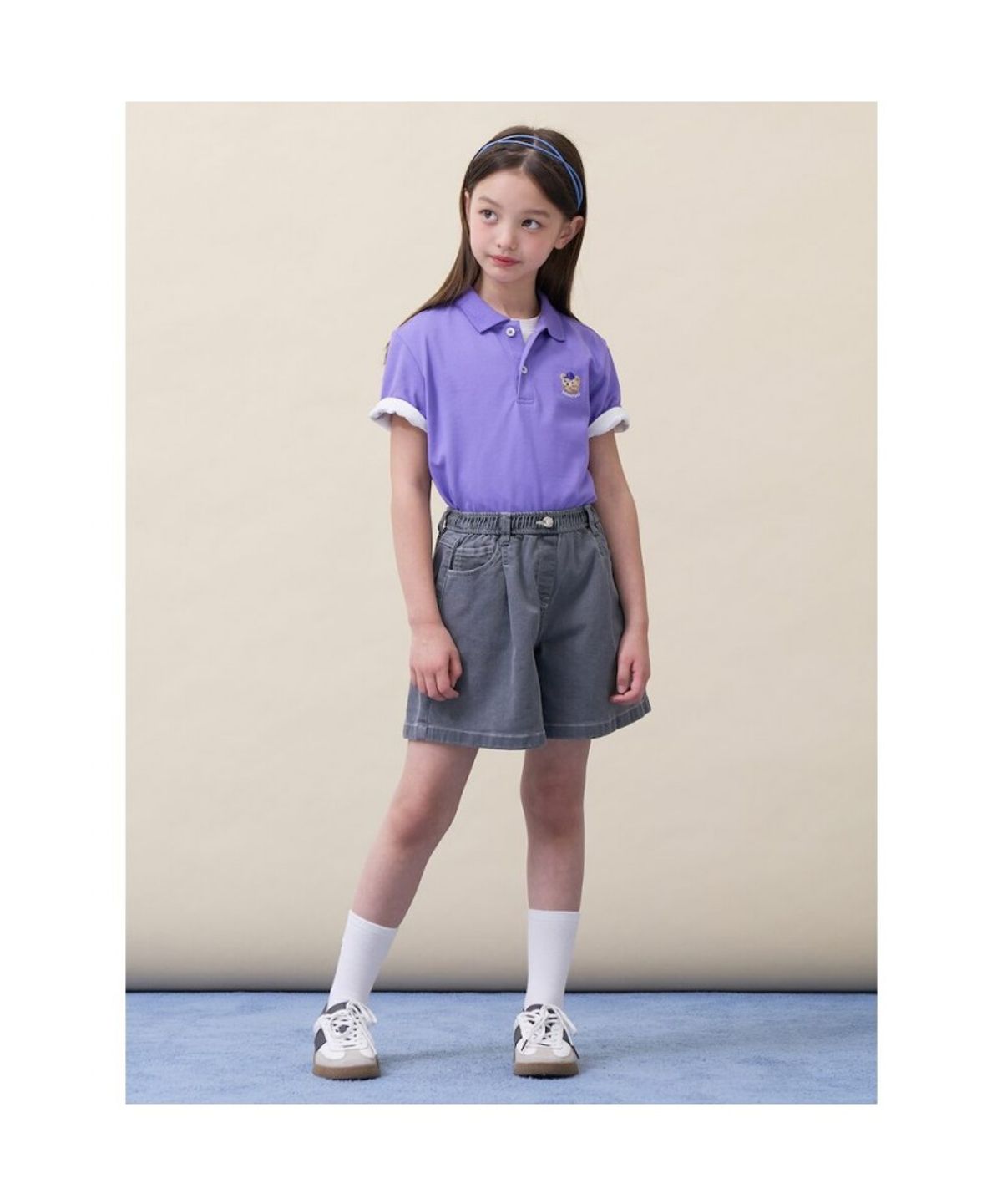 빈폴 키즈(BEANPOLE KIDS) 여아 데님 반바지  그레이 (BI6325G013)