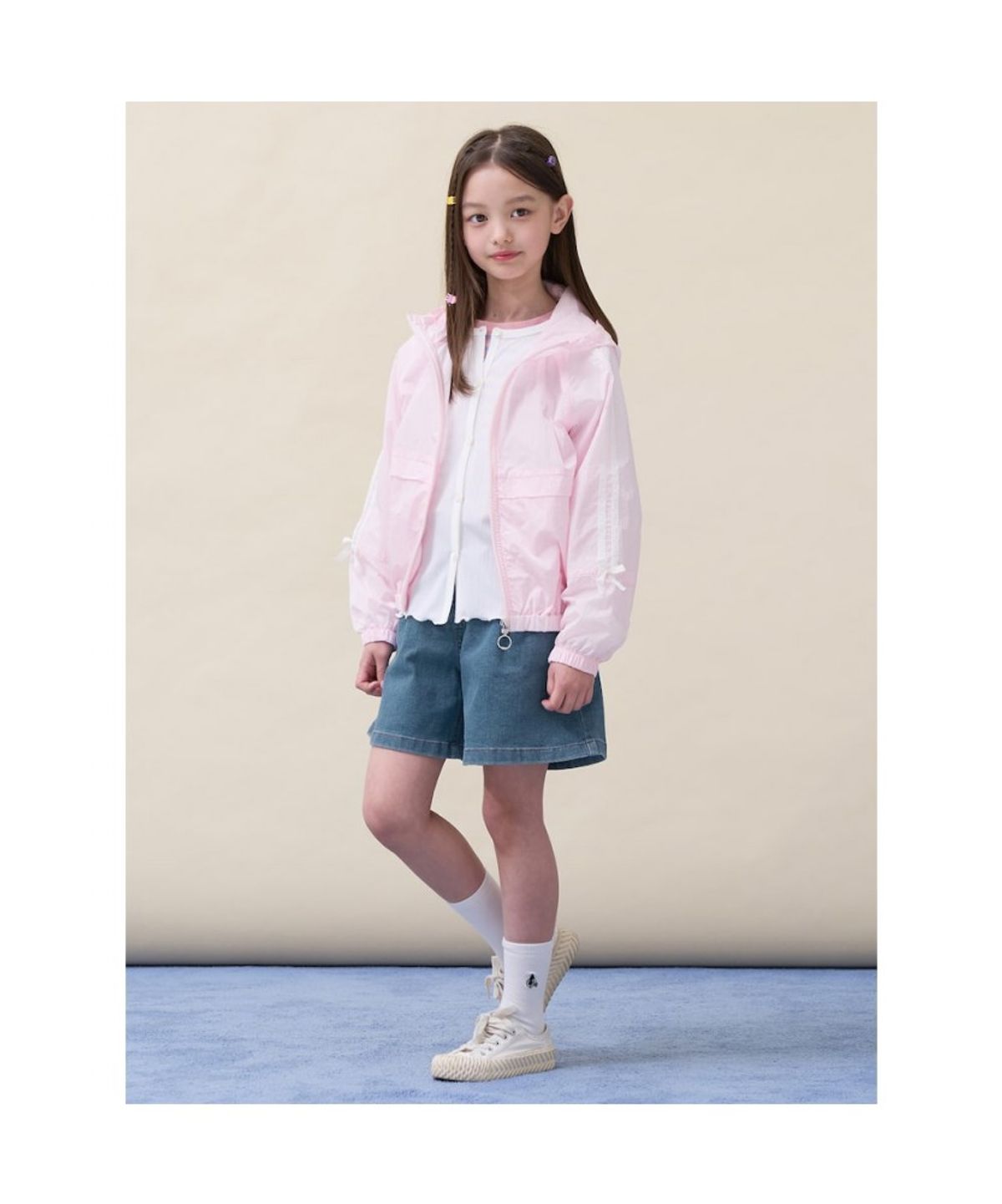 빈폴 키즈(BEANPOLE KIDS) 여아 데님 반바지  블루 (BI6325G01P)