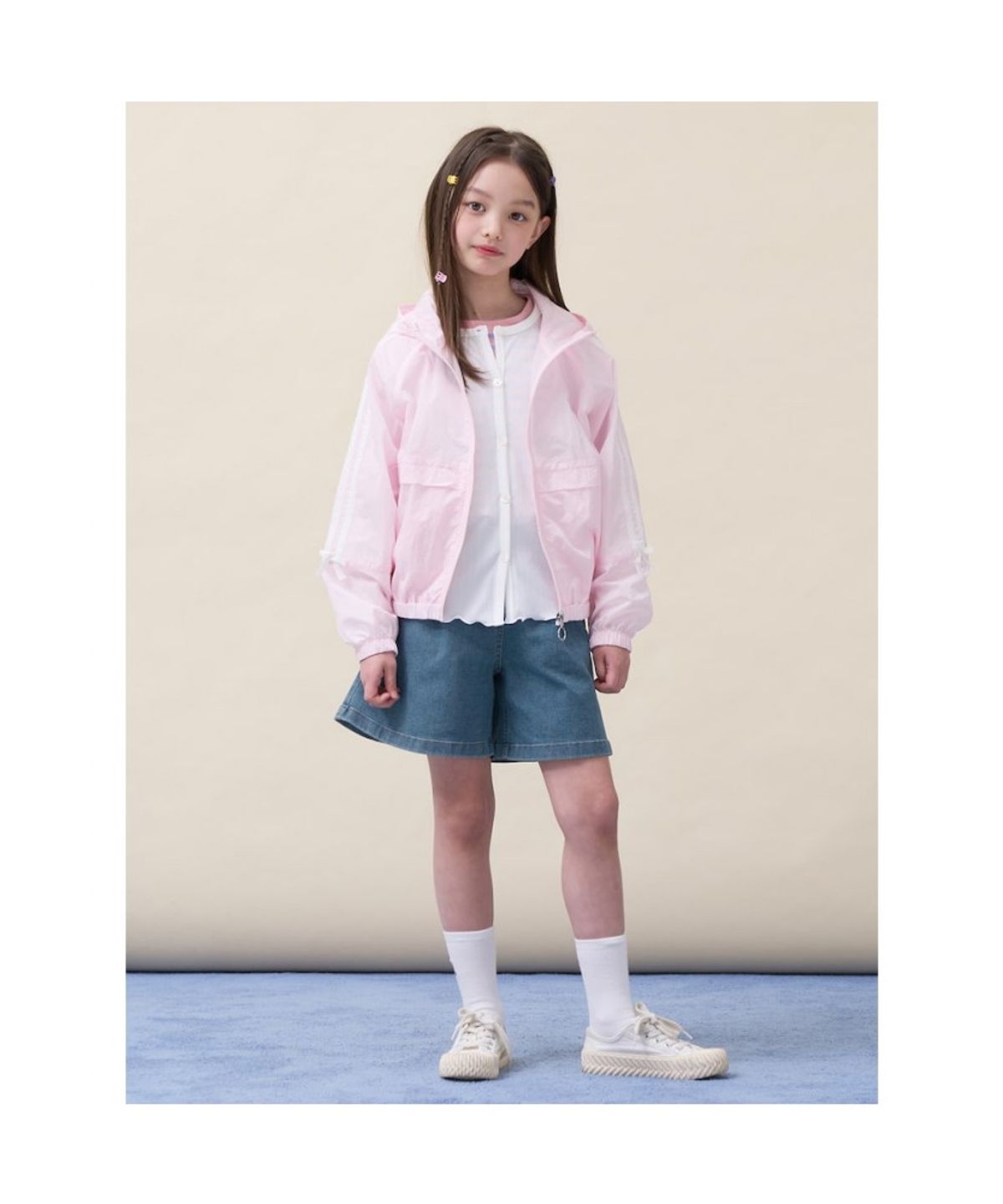 빈폴 키즈(BEANPOLE KIDS) 여아 데님 반바지  블루 (BI6325G01P)