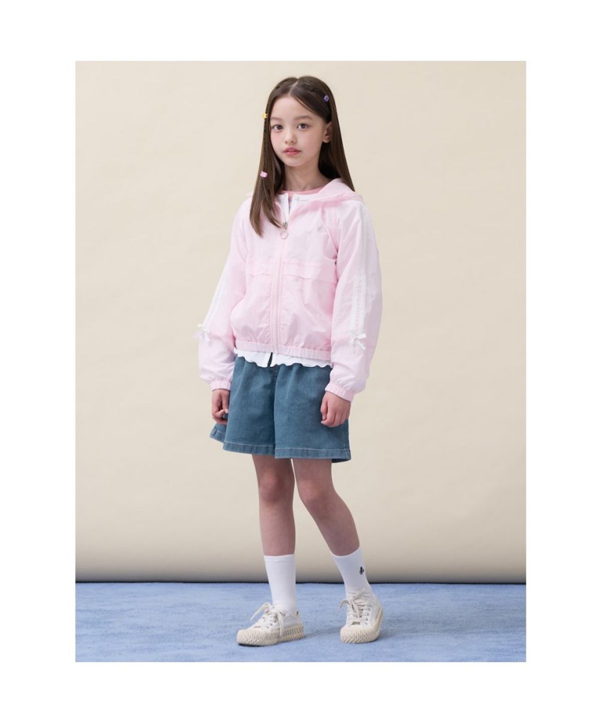 빈폴 키즈(BEANPOLE KIDS) 여아 데님 반바지  블루 (BI6325G01P)