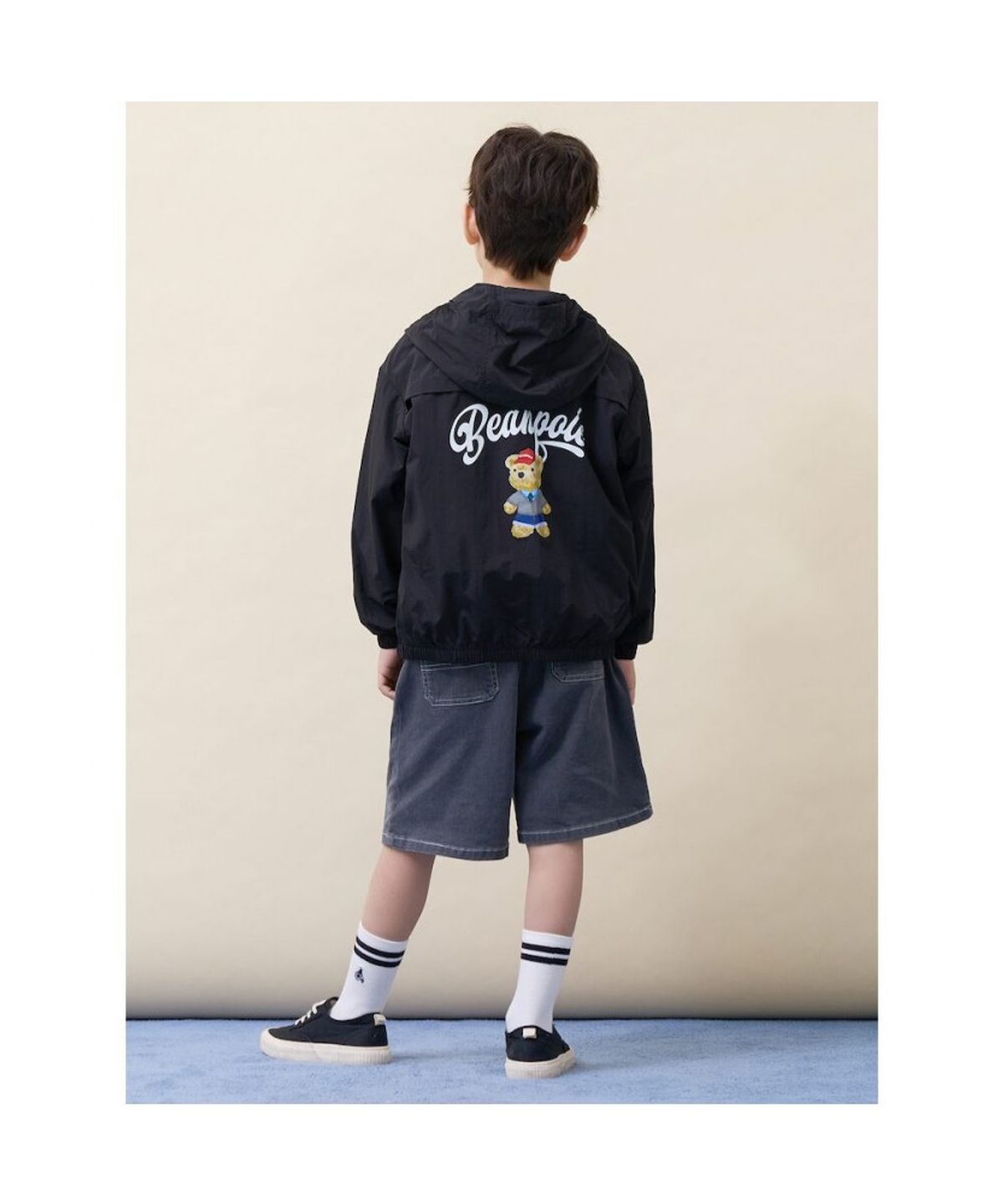 빈폴 키즈(BEANPOLE KIDS) [Essential] 쿨데님 반바지  그레이 (BI6325UE23)