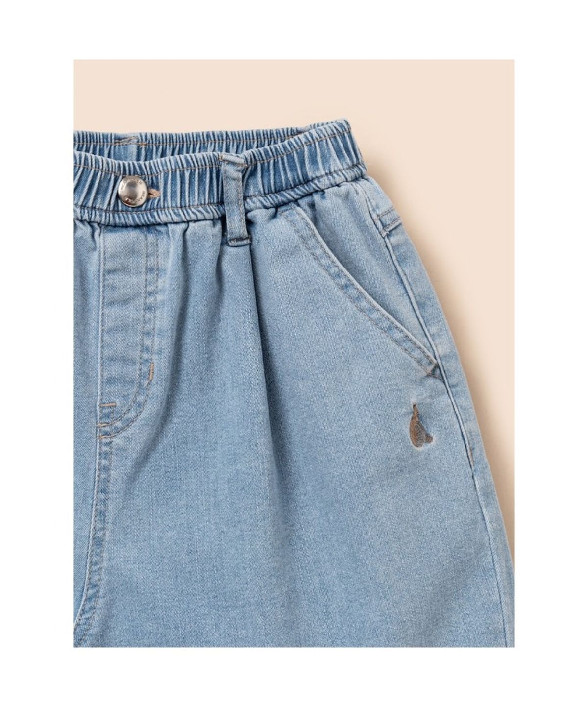 빈폴 키즈(BEANPOLE KIDS) [Essential] 쿨데님 반바지  스카이 블루 (BI6325UE2Q)