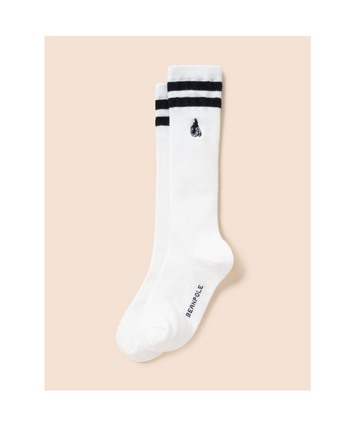 빈폴 키즈(BEANPOLE KIDS) 여아 메쉬 반스타킹 2족 세트  화이트 (BI63KTG011)