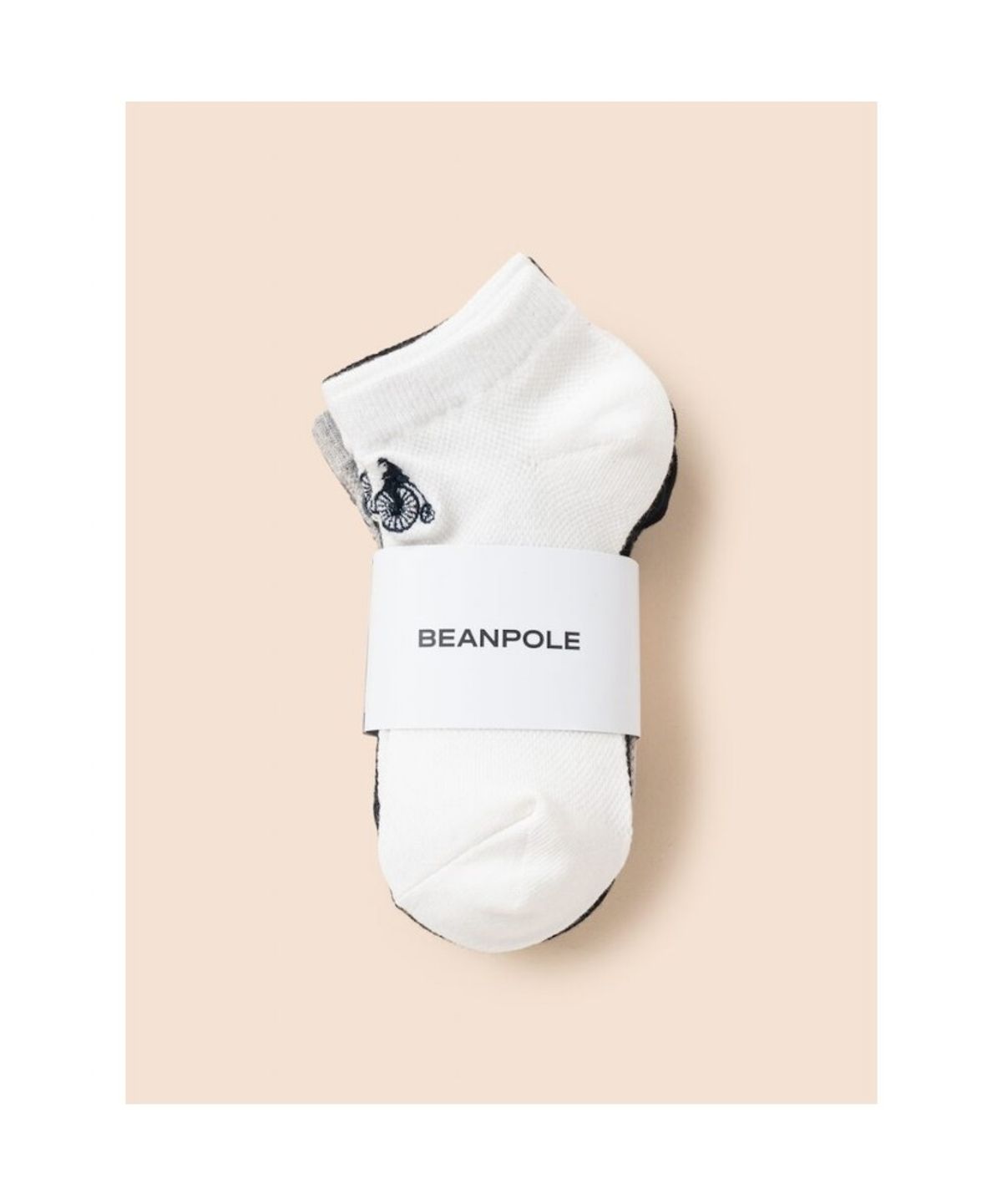 빈폴 키즈(BEANPOLE KIDS) 베이직 메쉬 여름 발목 양말 5족 SET  화이트 (BI63KTU011)