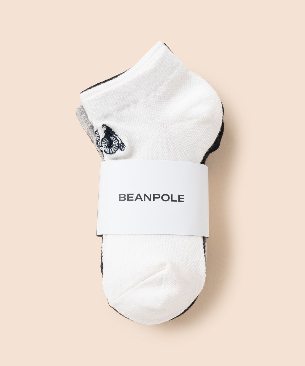 빈폴 키즈(BEANPOLE KIDS) 베이직 메쉬 여름 발목 양말 5족 SET  화이트 (BI63KTU011)