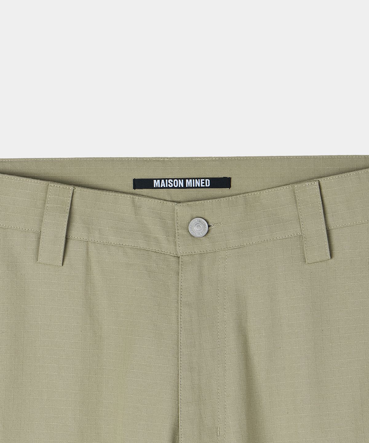 메종미네드(MAISON MINED) DETACHABLE COTTON PANTS BEIGE
