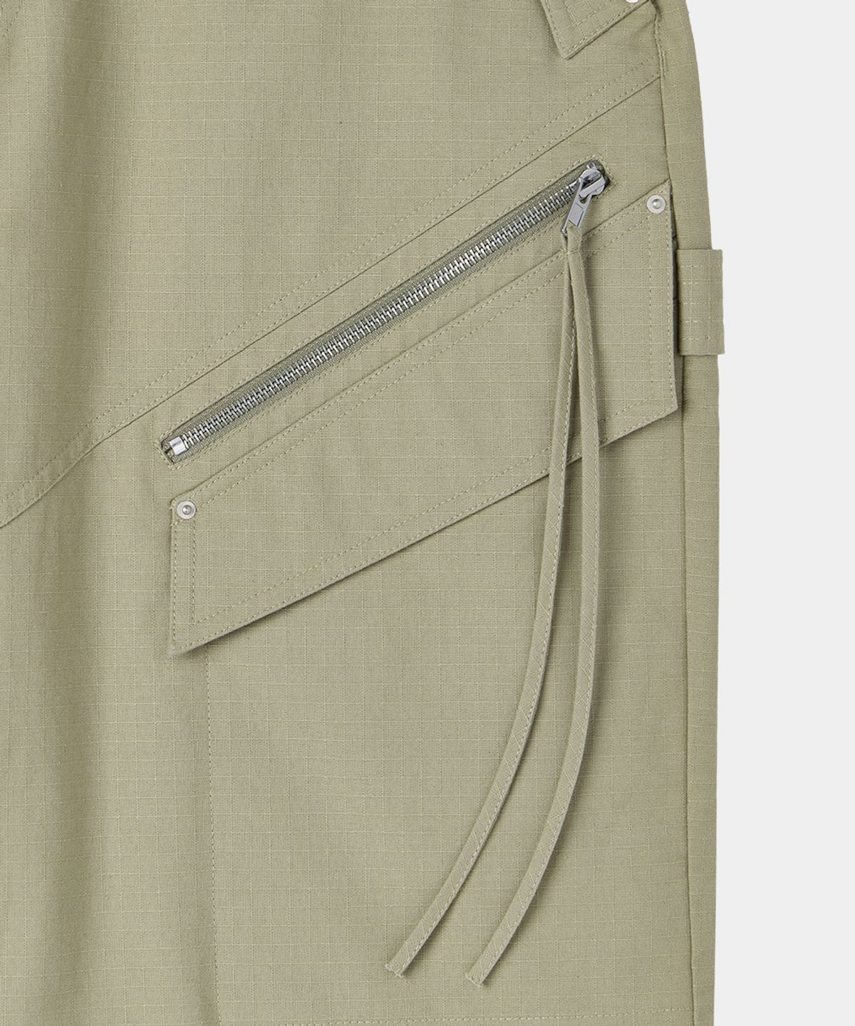 메종미네드(MAISON MINED) DETACHABLE COTTON PANTS BEIGE