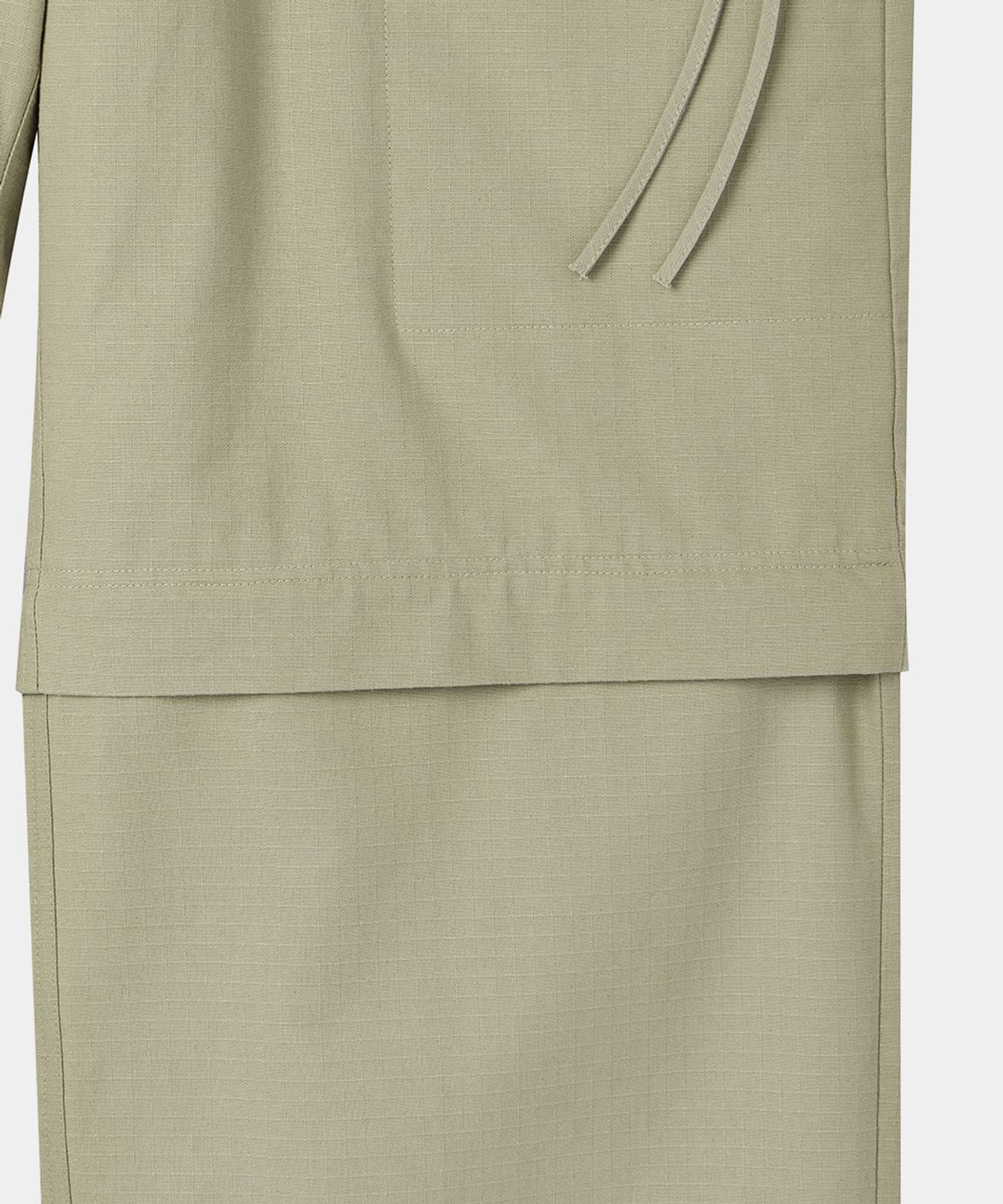 메종미네드(MAISON MINED) DETACHABLE COTTON PANTS BEIGE