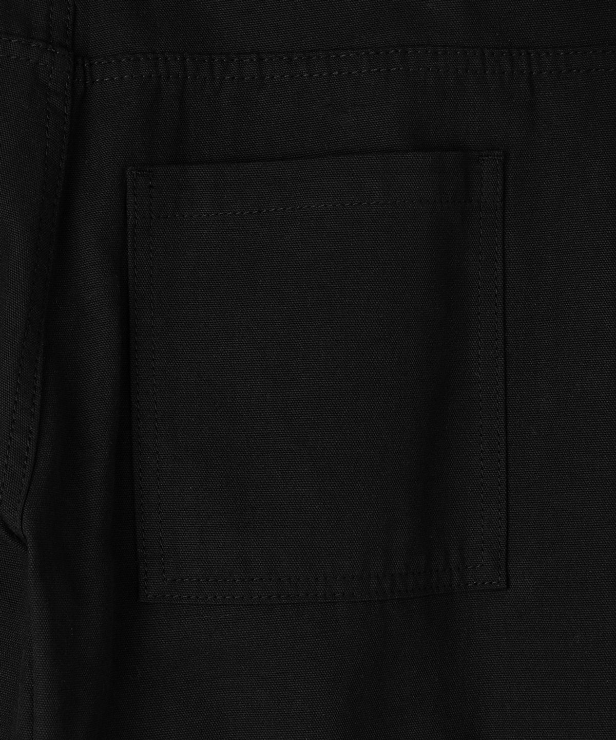 메종미네드(MAISON MINED) PARACHUTE VELCRO PANTS BLACK