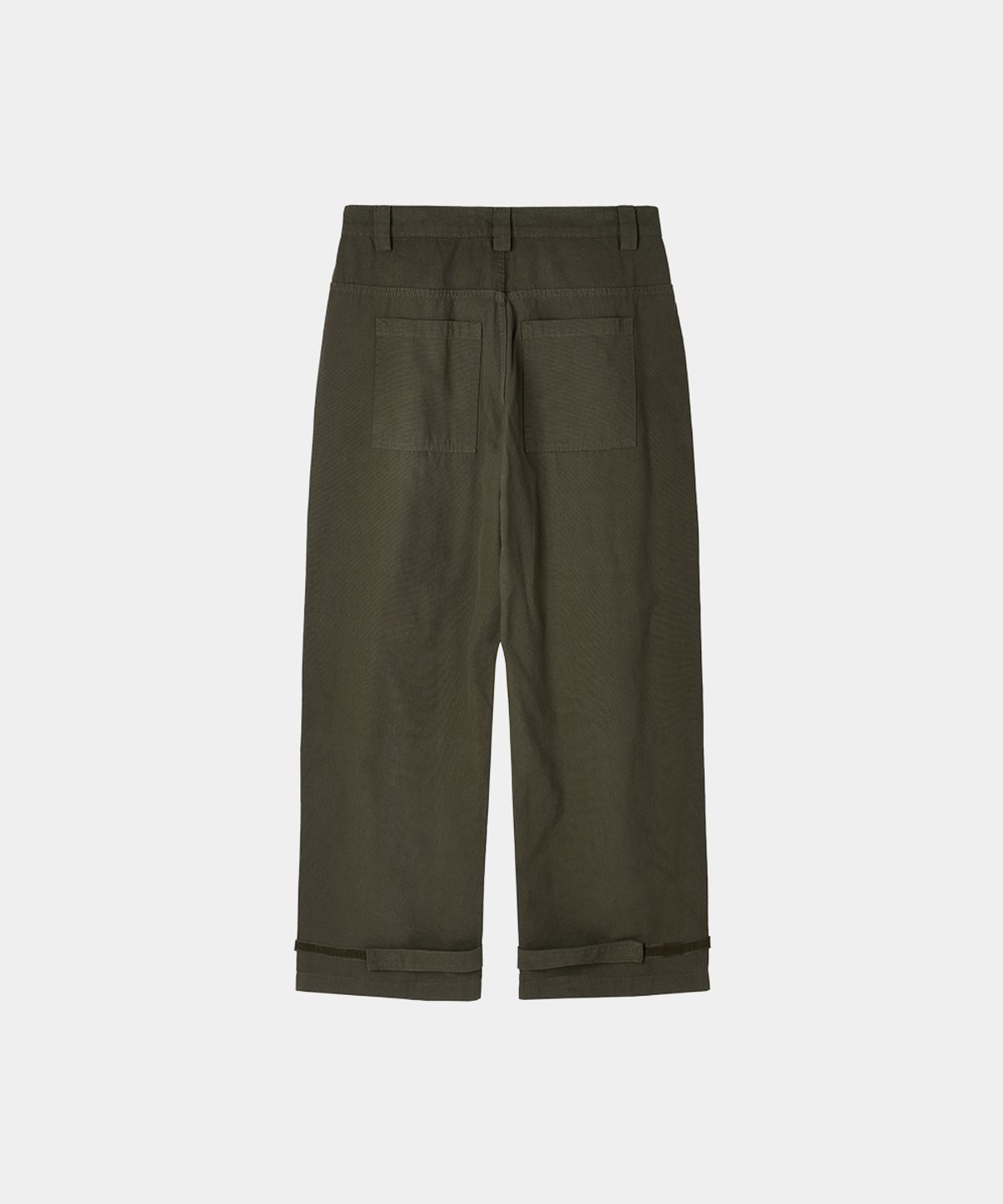 메종미네드(MAISON MINED) PARACHUTE VELCRO PANTS KHAKI