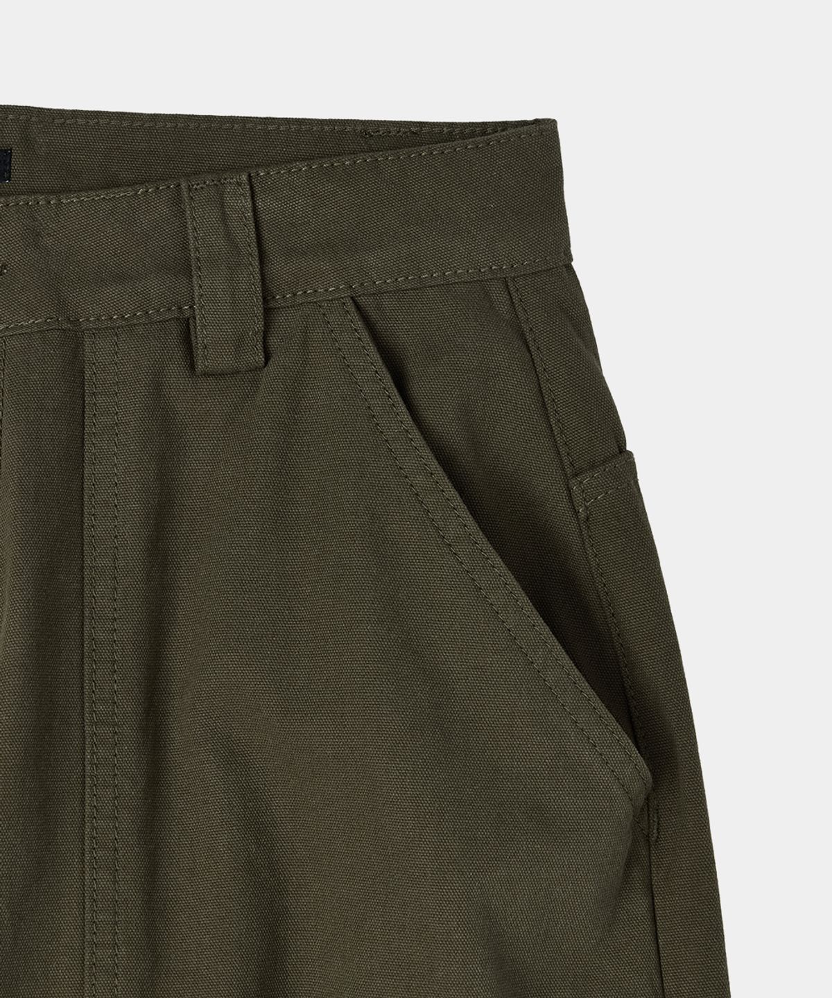 메종미네드(MAISON MINED) PARACHUTE VELCRO PANTS KHAKI