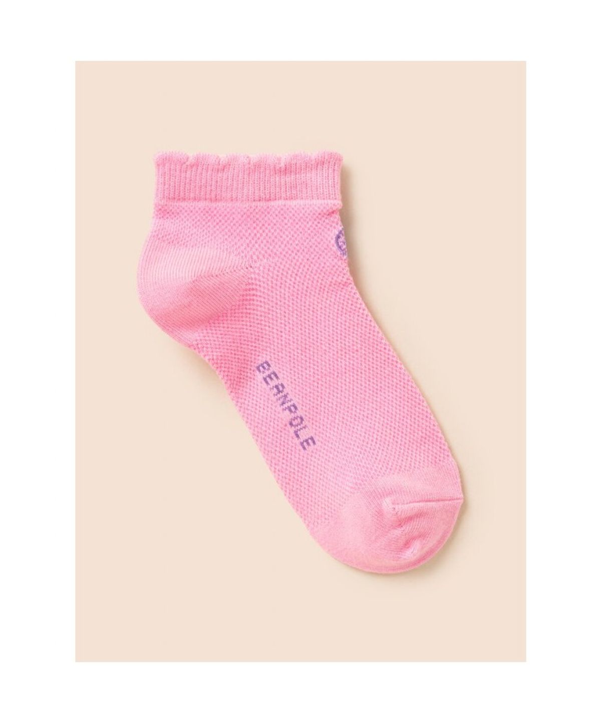빈폴 키즈(BEANPOLE KIDS) 베이직 메쉬 여름 발목 양말 5족 SET  라이트 핑크 (BI63KTU01Y)