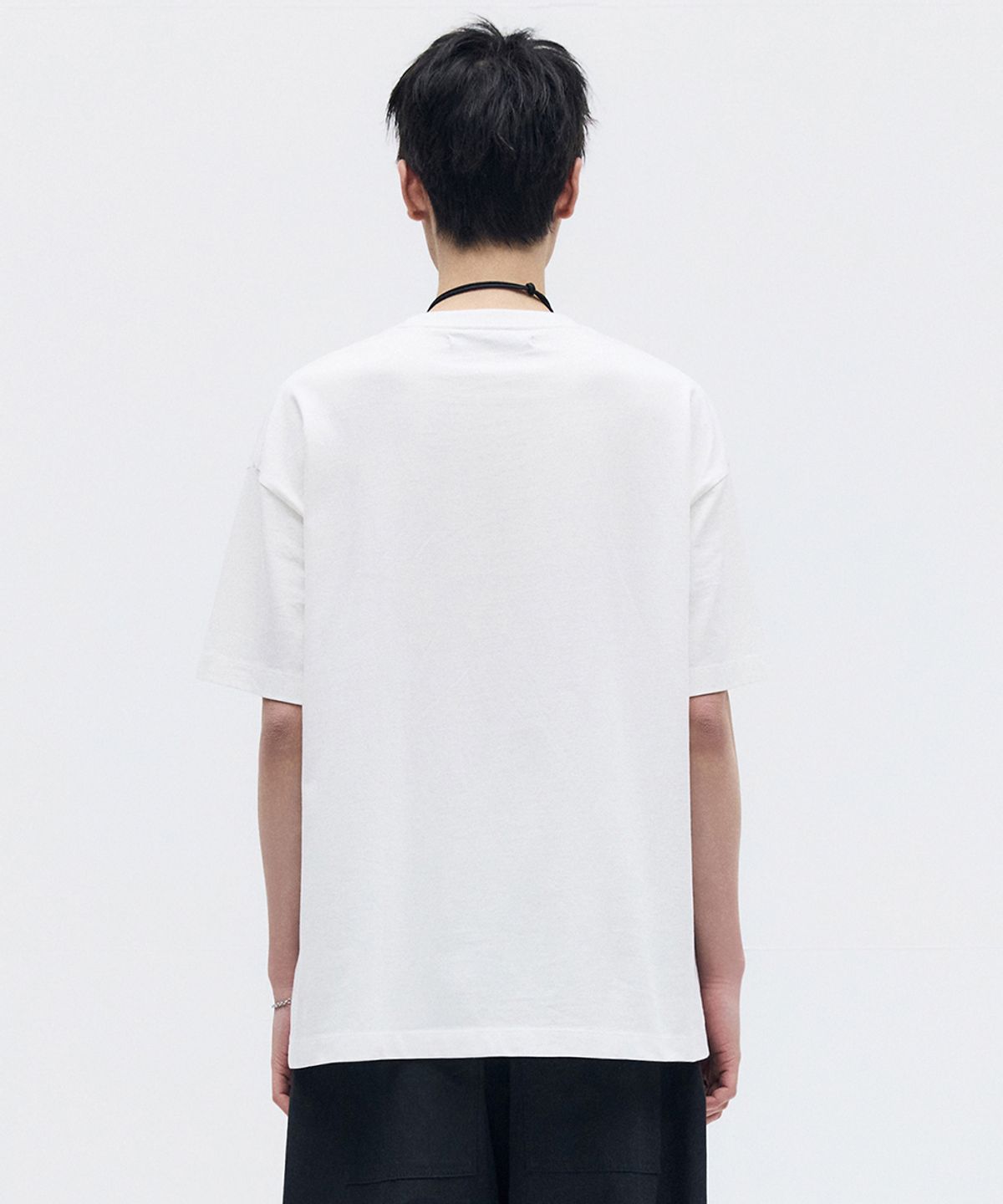 메종미네드(MAISON MINED) CELTIC CROSS HALF T WHITE