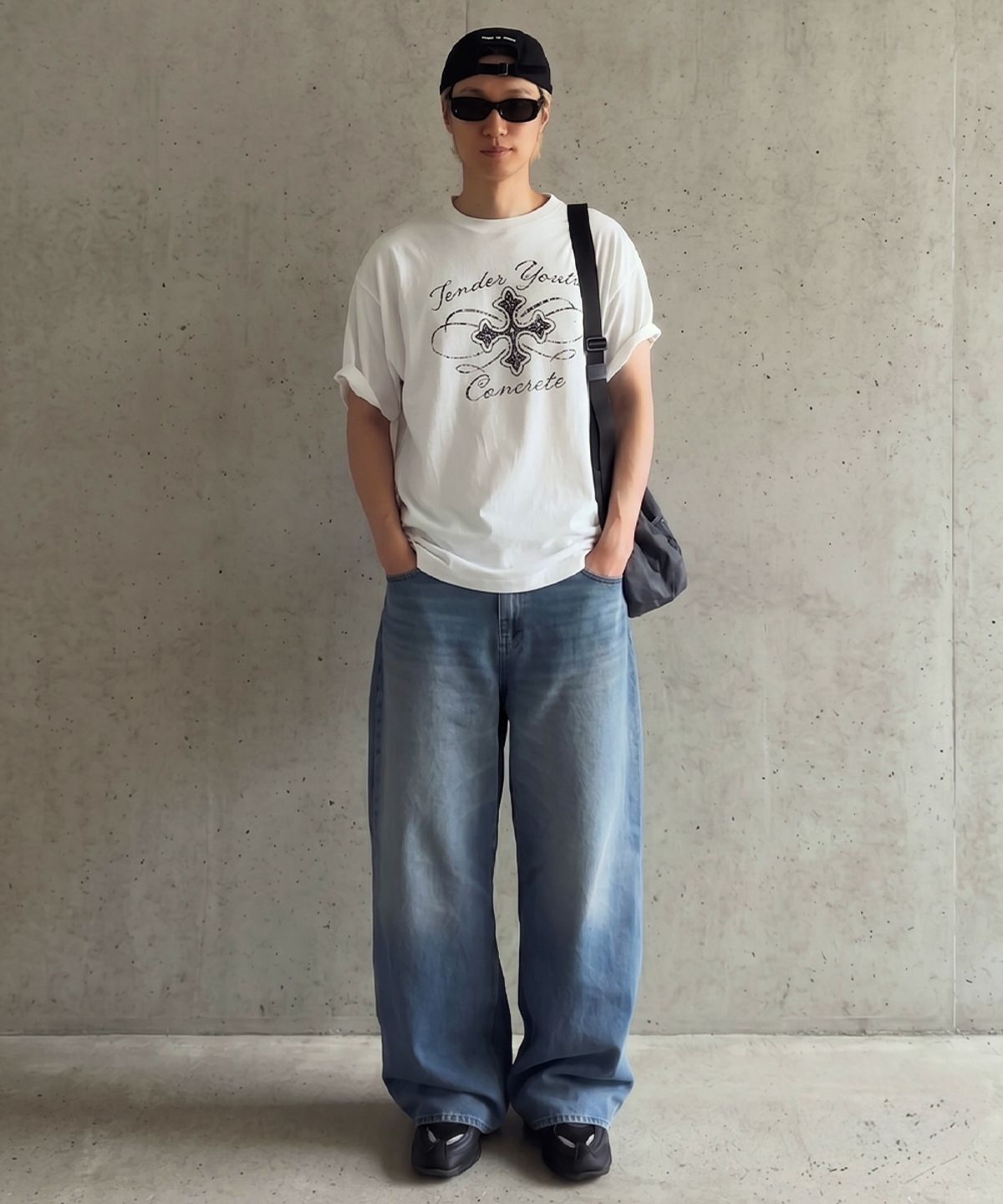 메종미네드(MAISON MINED) CELTIC CROSS HALF T WHITE