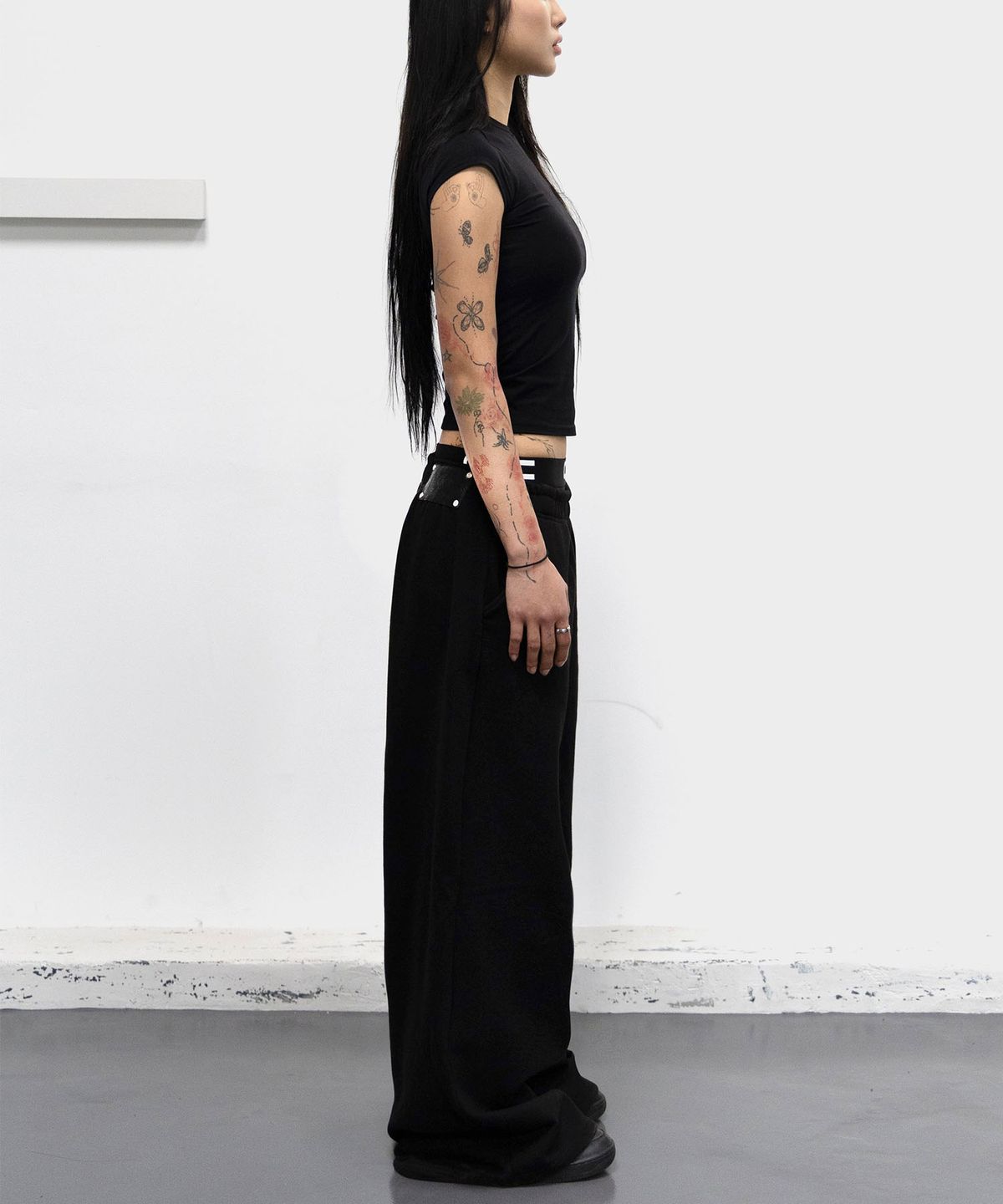 씨티씨(CTC) Essential patch jogger pants (black)