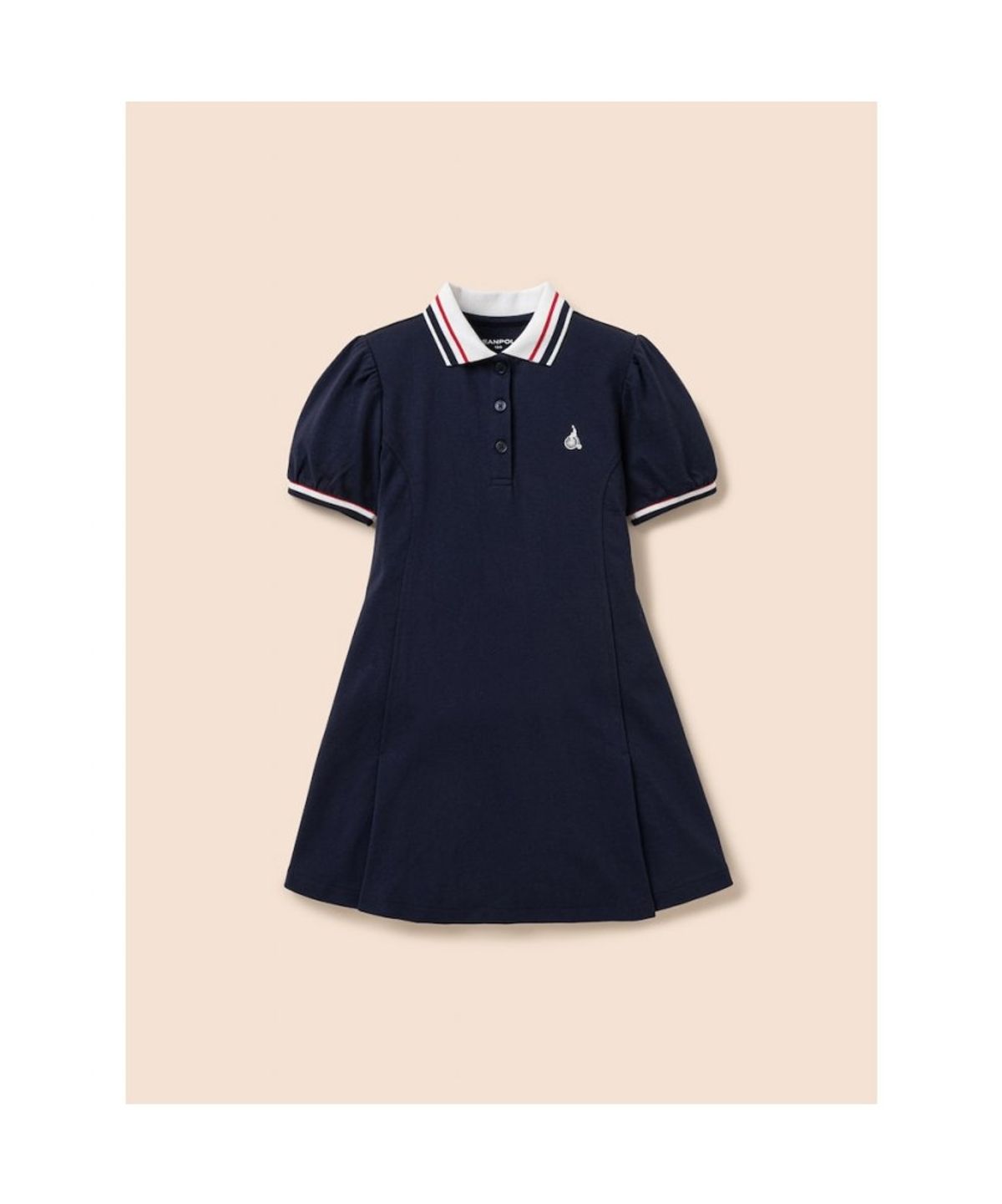 빈폴 키즈(BEANPOLE KIDS) 티핑 포인트 반소매 피케 원피스  네이비 (BI6371G02R)