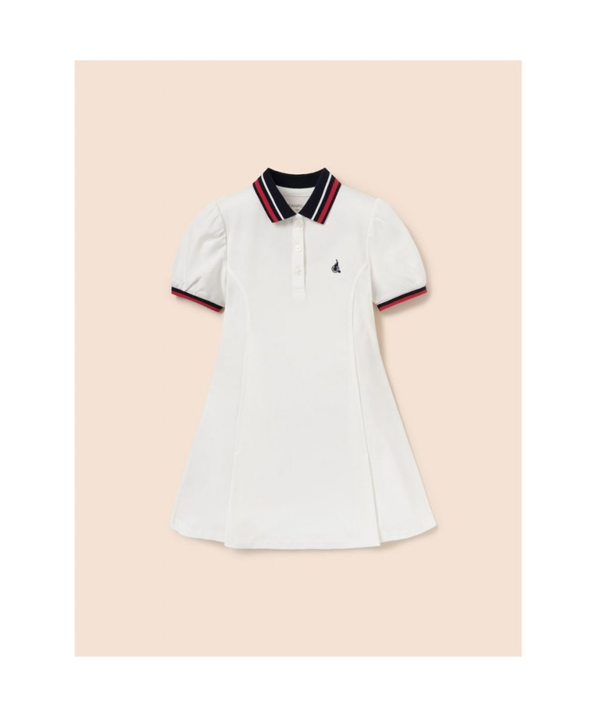 빈폴 키즈(BEANPOLE KIDS) 티핑 포인트 반소매 피케 원피스  화이트 (BI6371G021)