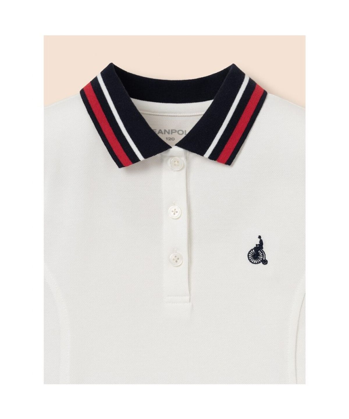 빈폴 키즈(BEANPOLE KIDS) 티핑 포인트 반소매 피케 원피스  화이트 (BI6371G021)