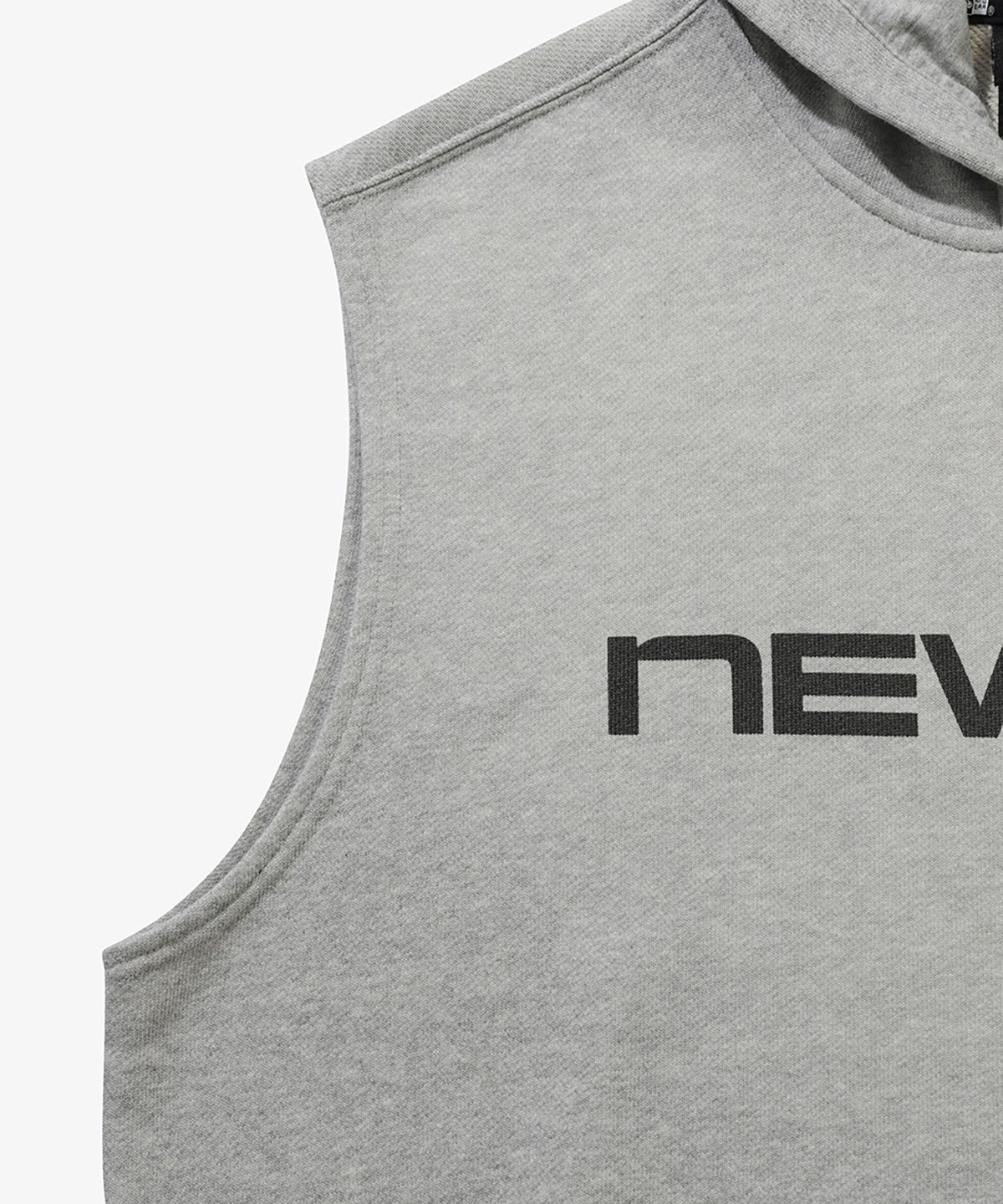 뉴에라(NEW ERA) 오리지네이터스 워싱 후드 슬리브리스 헤더 그레이 14954639