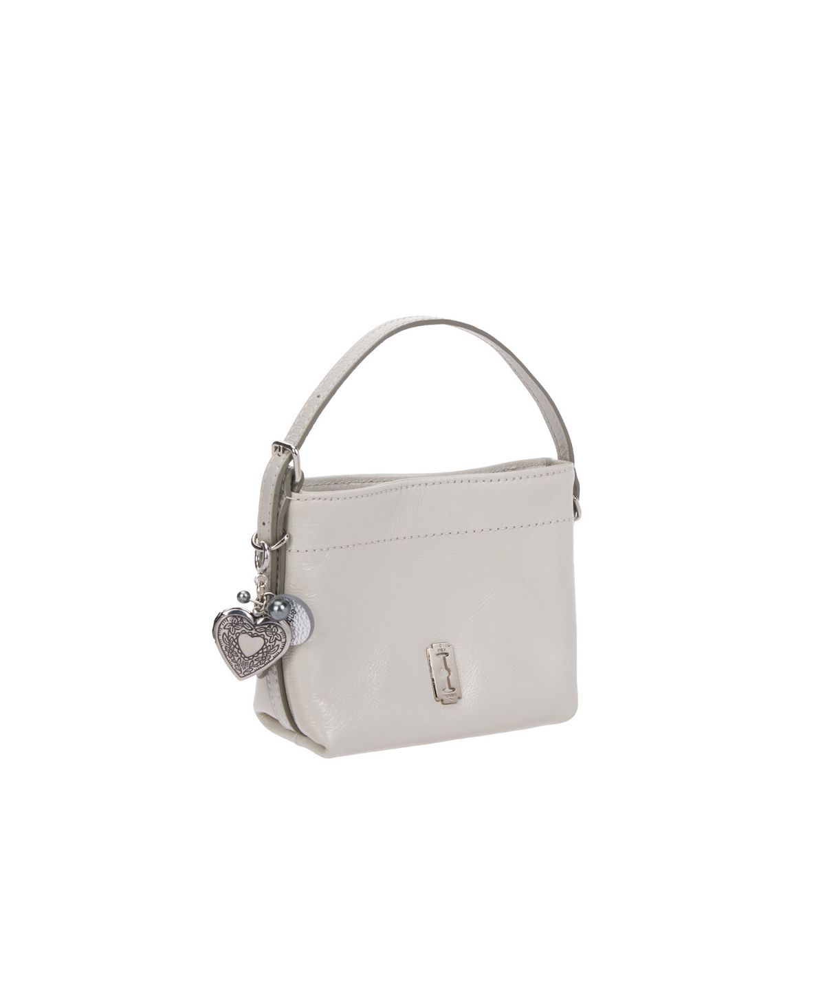 분크(VUNQUE) Heart Memory Leather Charm Piccolo (하트 메모리 레더 참 피콜로) Silver