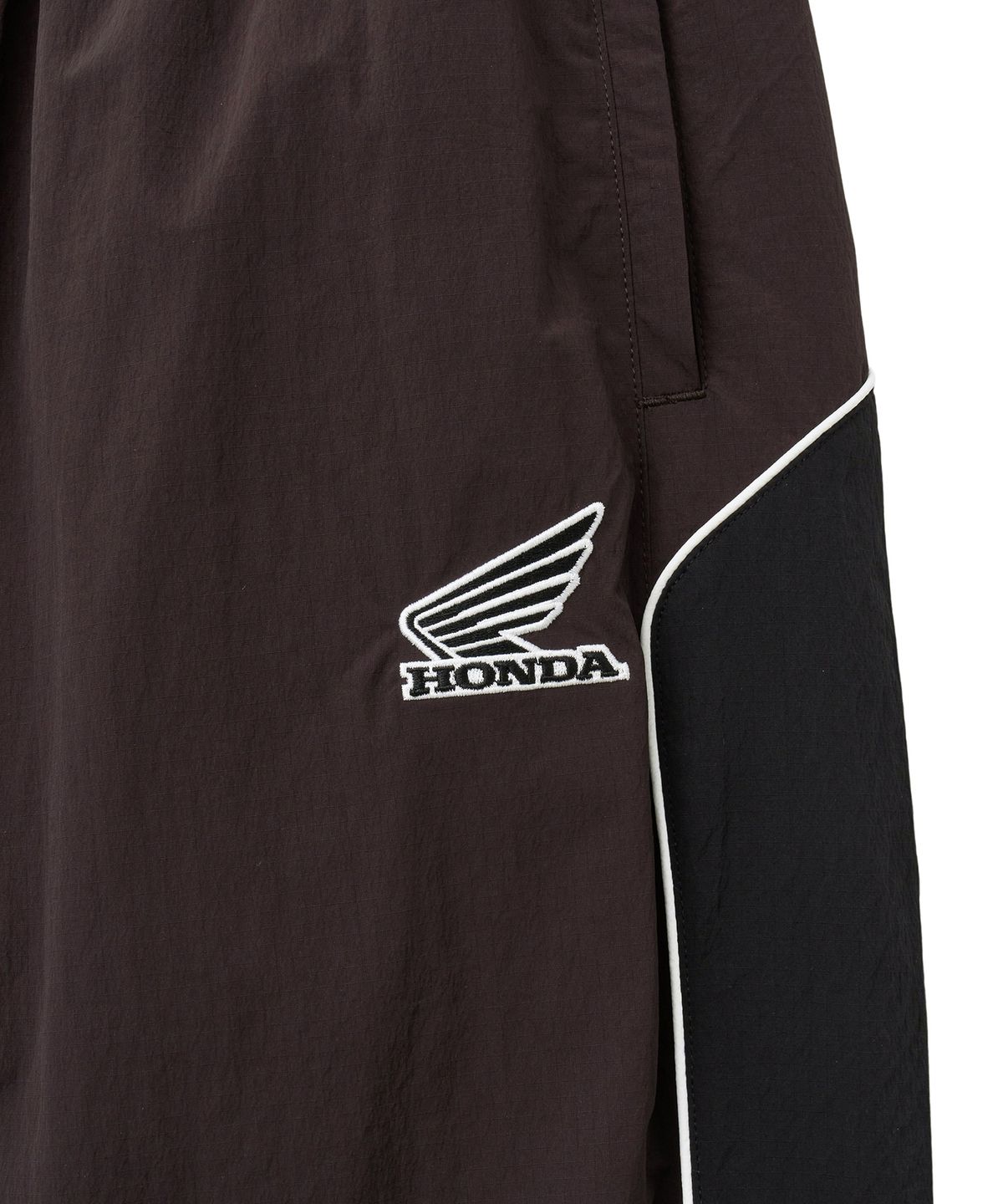 핍스 모터사이클(PHYPS MOTORCYCLE) Nylon Block Piping Track Pants Red
