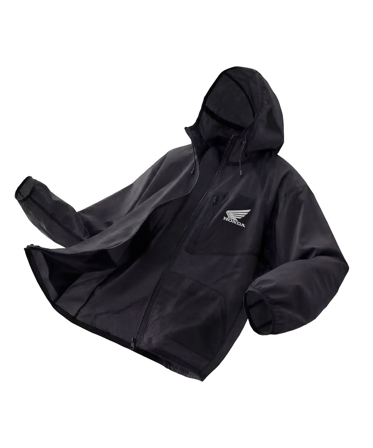 핍스 모터사이클(PHYPS MOTORCYCLE) H-Tech Packable Windbreaker_Solid Ver Black