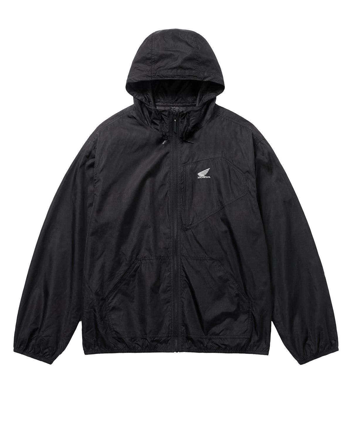 핍스 모터사이클(PHYPS MOTORCYCLE) H-Tech Packable Windbreaker_Solid Ver Black