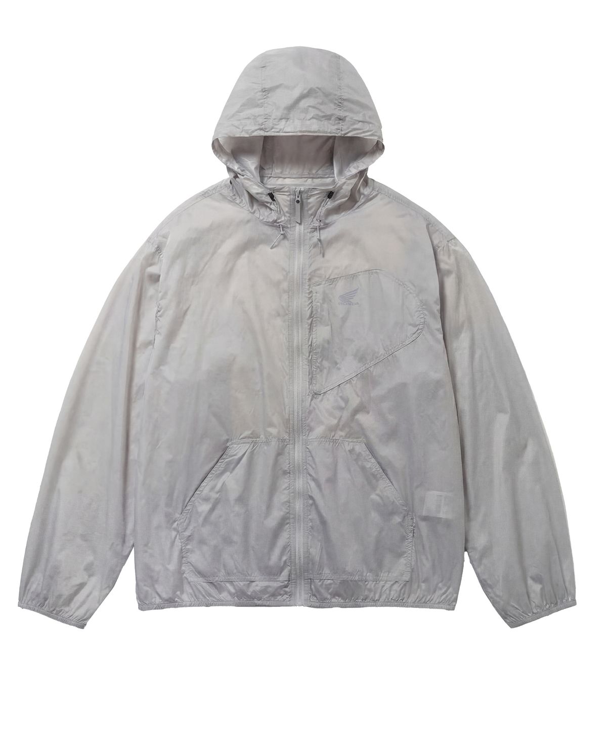 핍스 모터사이클(PHYPS MOTORCYCLE) H-Tech Packable Windbreaker_Solid Ver Light Gray