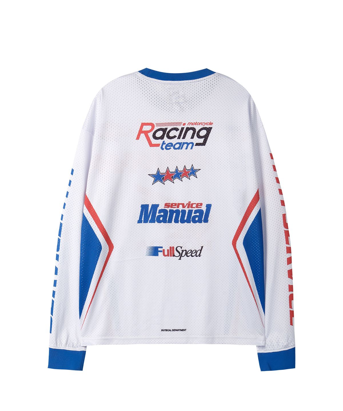 핍스 모터사이클(PHYPS MOTORCYCLE) Service Manual Motor Jersey White