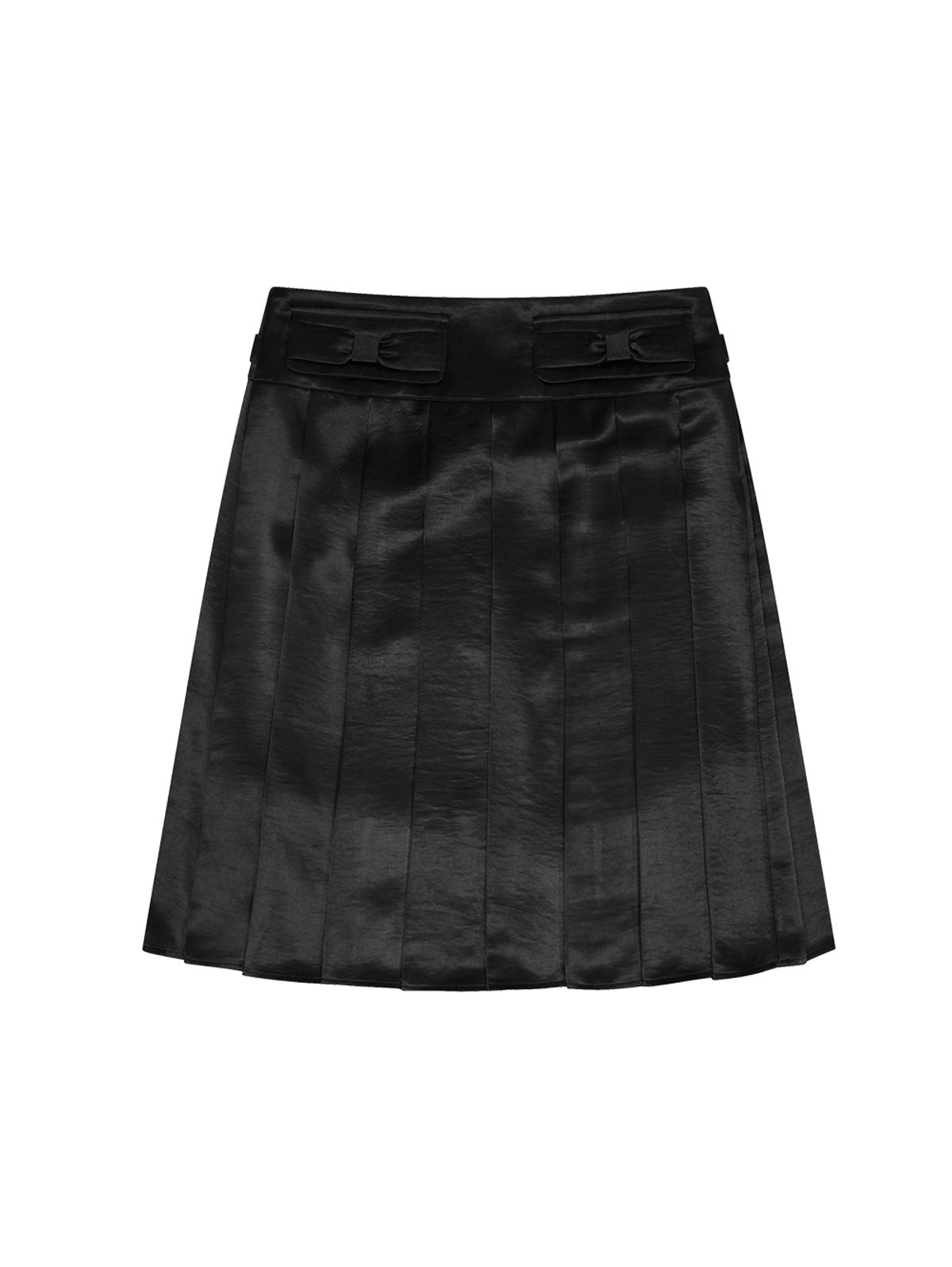 뚜오미오(TUOMIO) MY SWEET PIANO PLEATED SKIRT [BLACK]