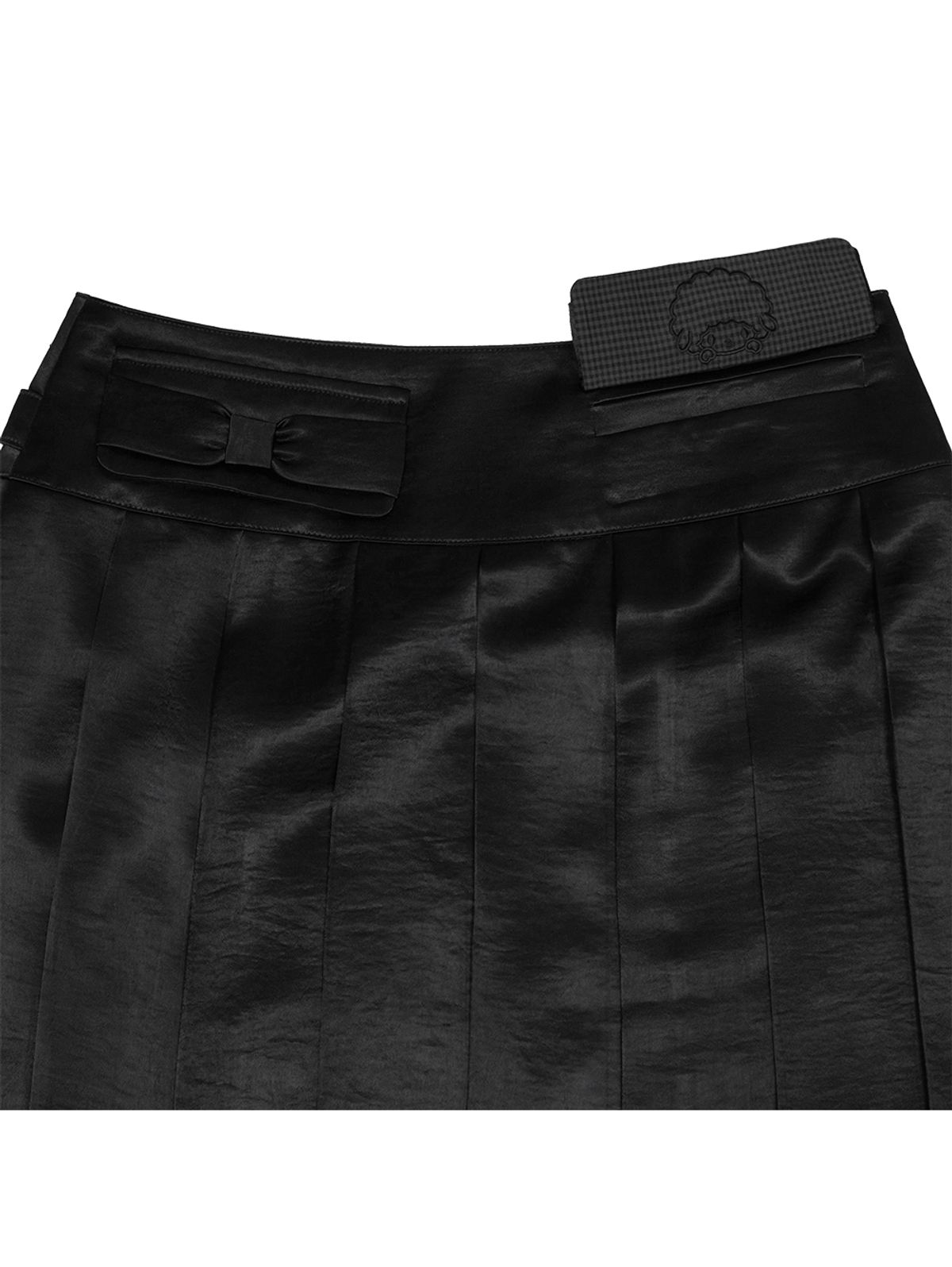 뚜오미오(TUOMIO) MY SWEET PIANO PLEATED SKIRT [BLACK]