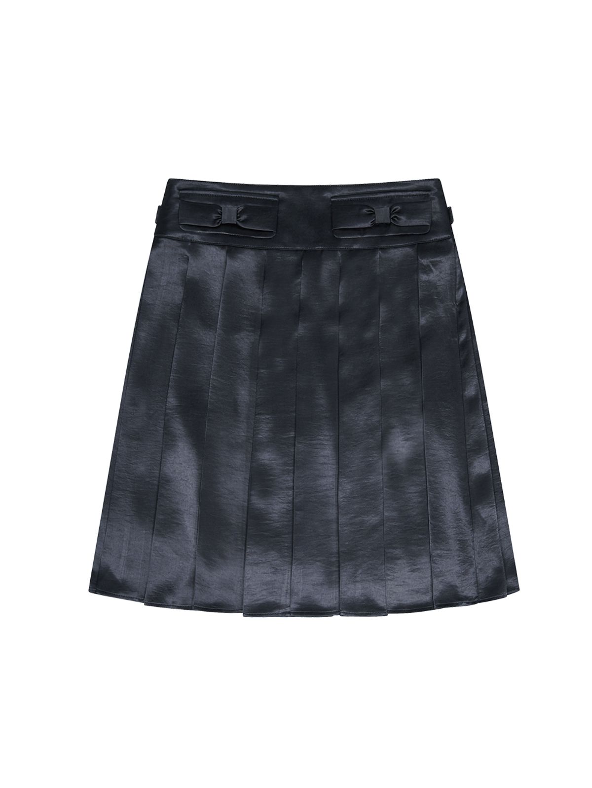 뚜오미오(TUOMIO) MY SWEET PIANO PLEATED SKIRT [CHARCOAL]