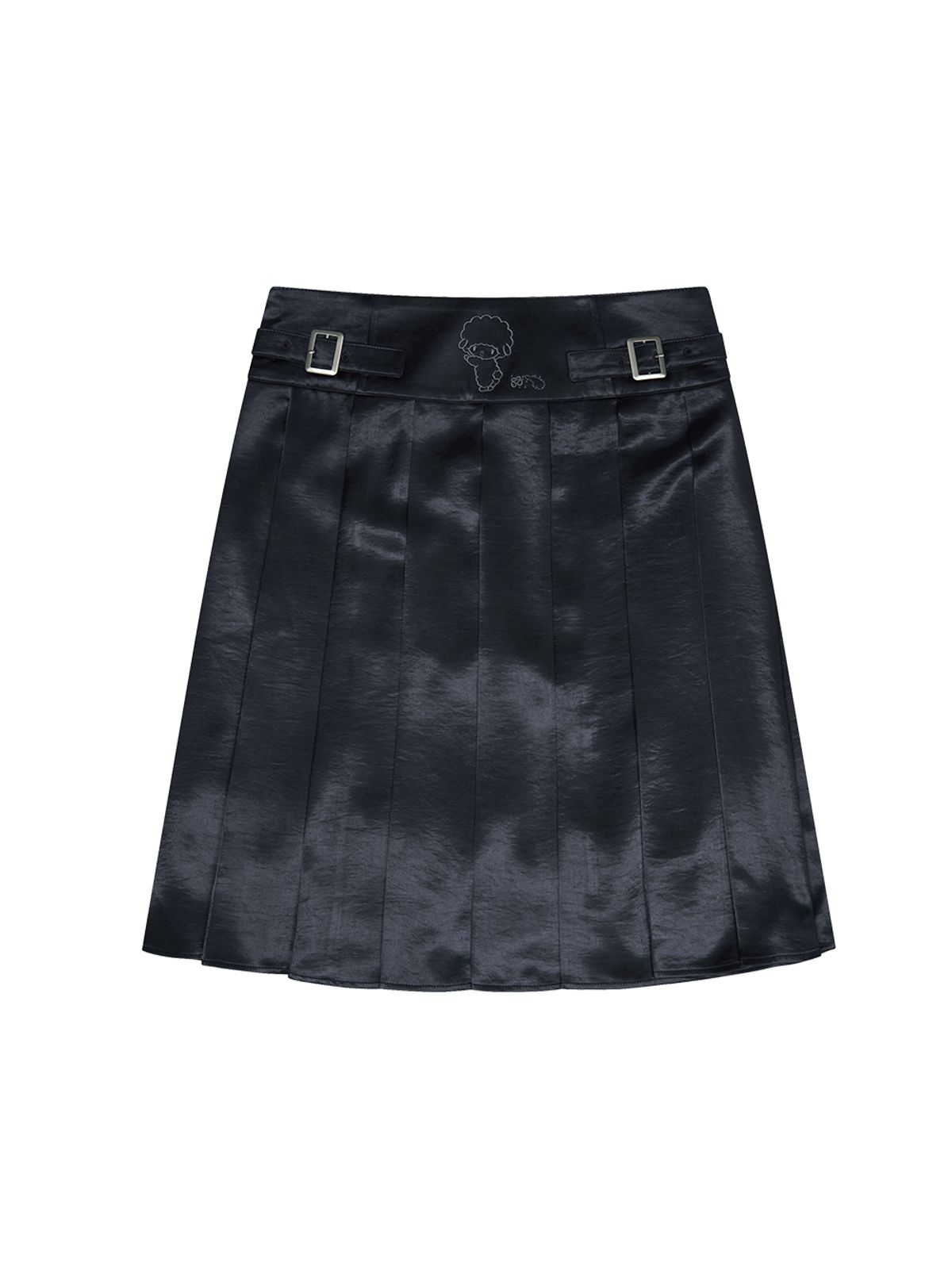 뚜오미오(TUOMIO) MY SWEET PIANO PLEATED SKIRT [CHARCOAL]