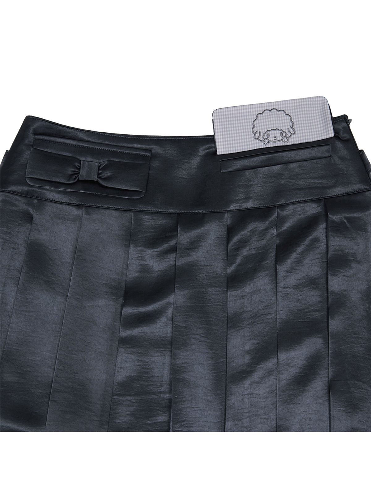 뚜오미오(TUOMIO) MY SWEET PIANO PLEATED SKIRT [CHARCOAL]