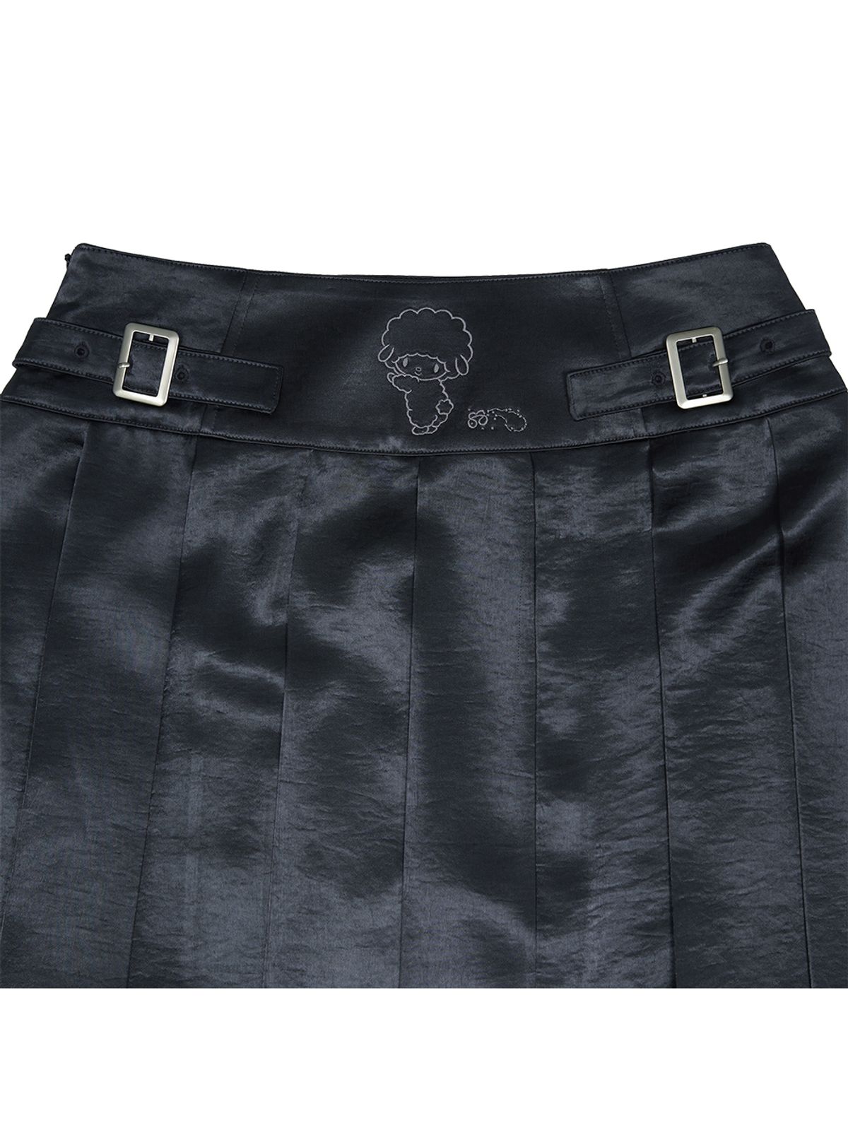 뚜오미오(TUOMIO) MY SWEET PIANO PLEATED SKIRT [CHARCOAL]