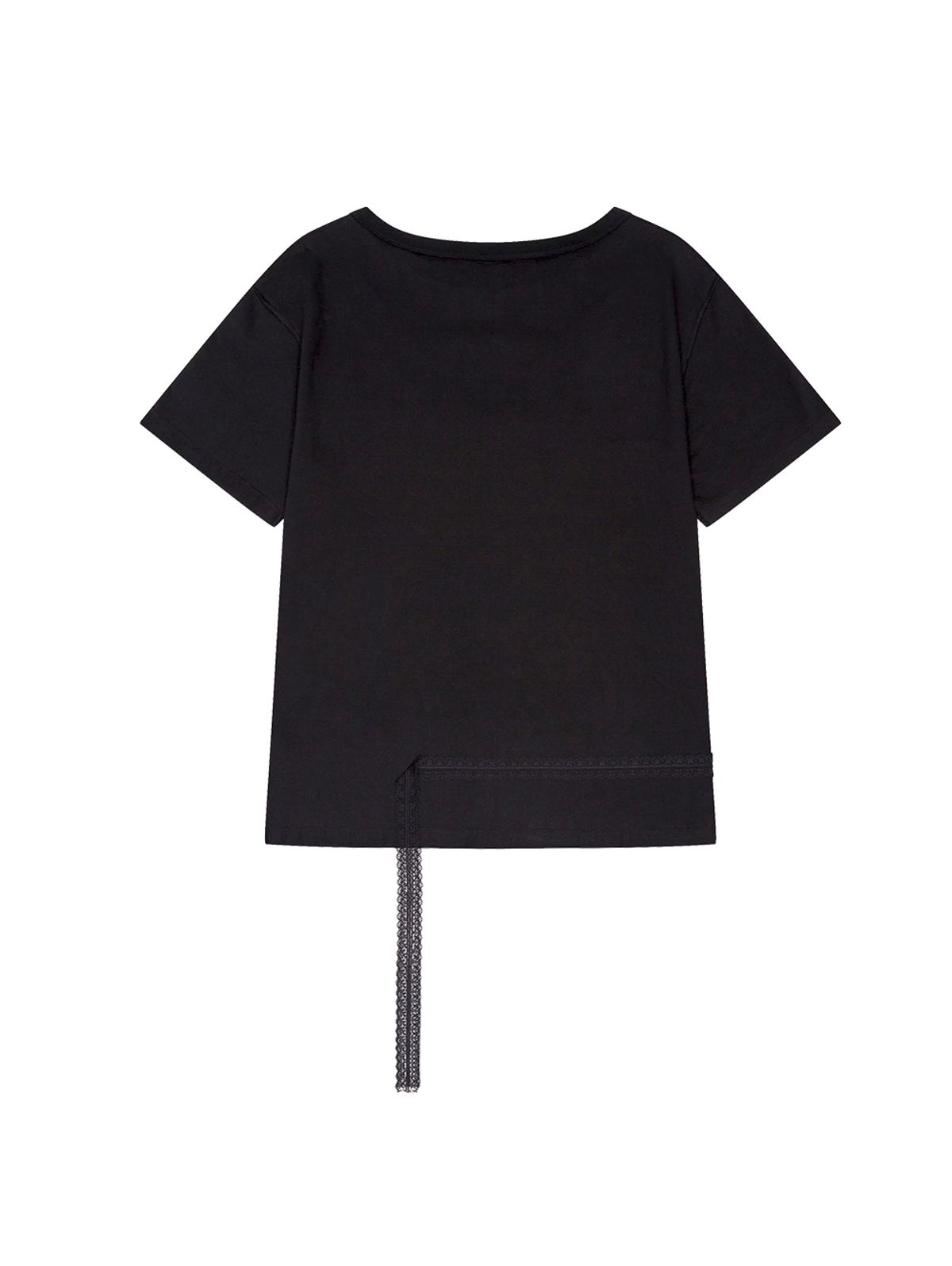 뚜오미오(TUOMIO) USAHANA OVERSIZED T-SHIRT [BLACK]