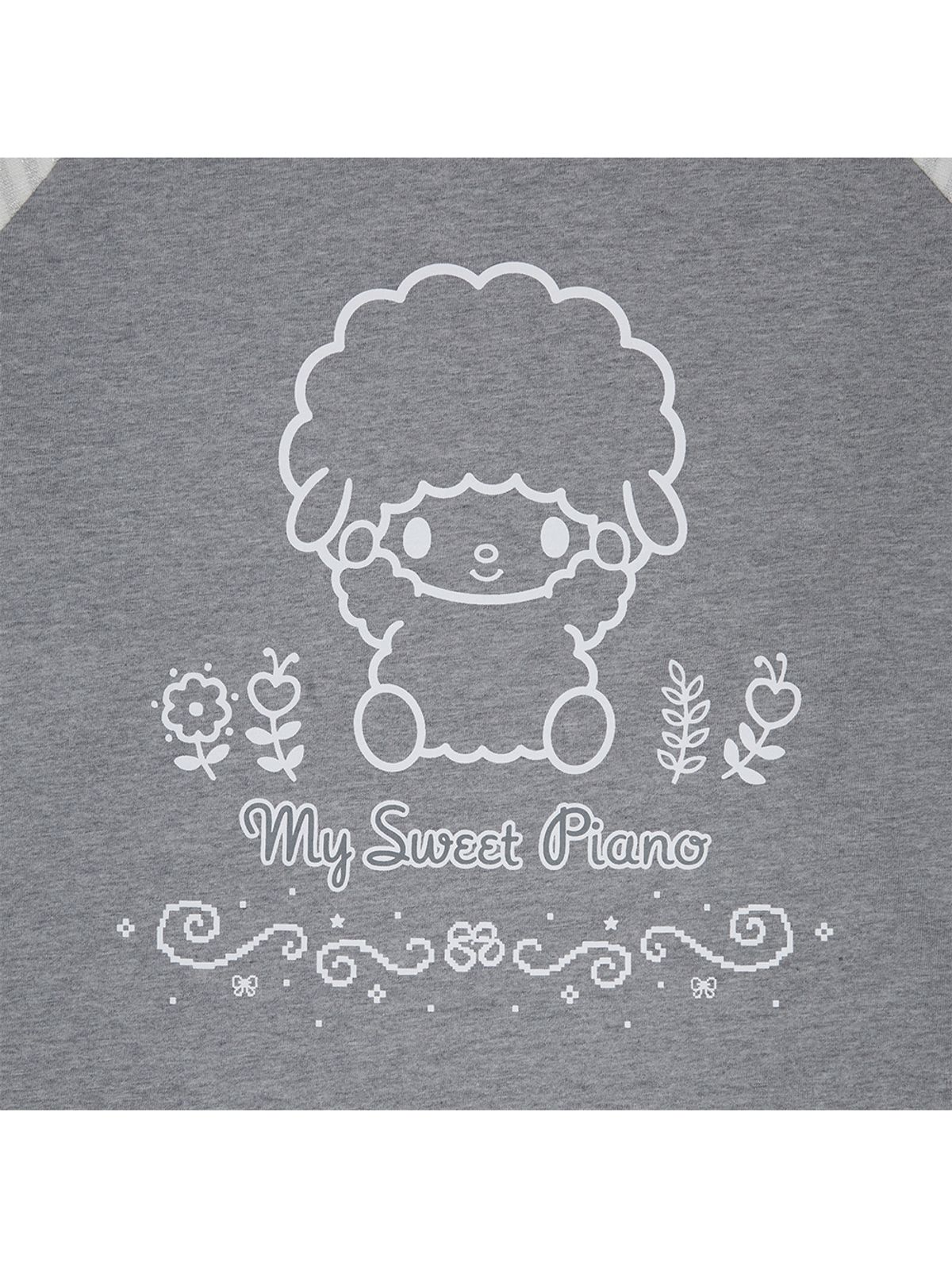 뚜오미오(TUOMIO) MY SWEET PIANO LONG SLEEVES [HEATHER GREY]