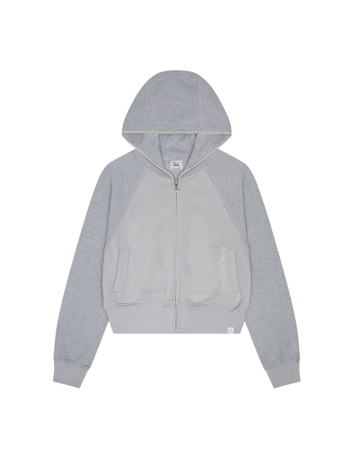 뚜오미오(TUOMIO) USAHANA HOODED ZIP-UP [GREY]