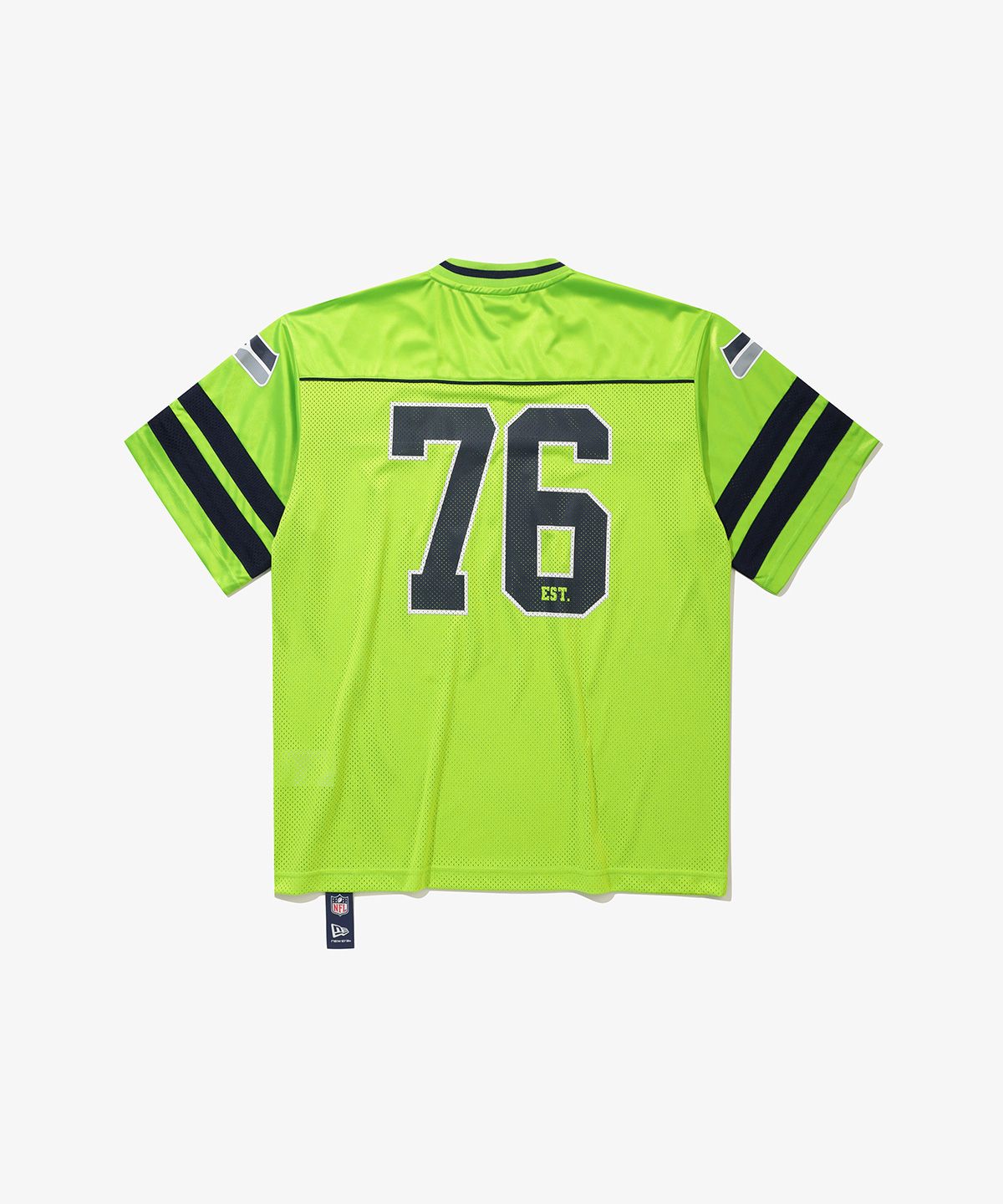 뉴에라(NEW ERA) NFL 시애틀 시호크스 팬 웨어 티셔츠 네온 그린 14954658
