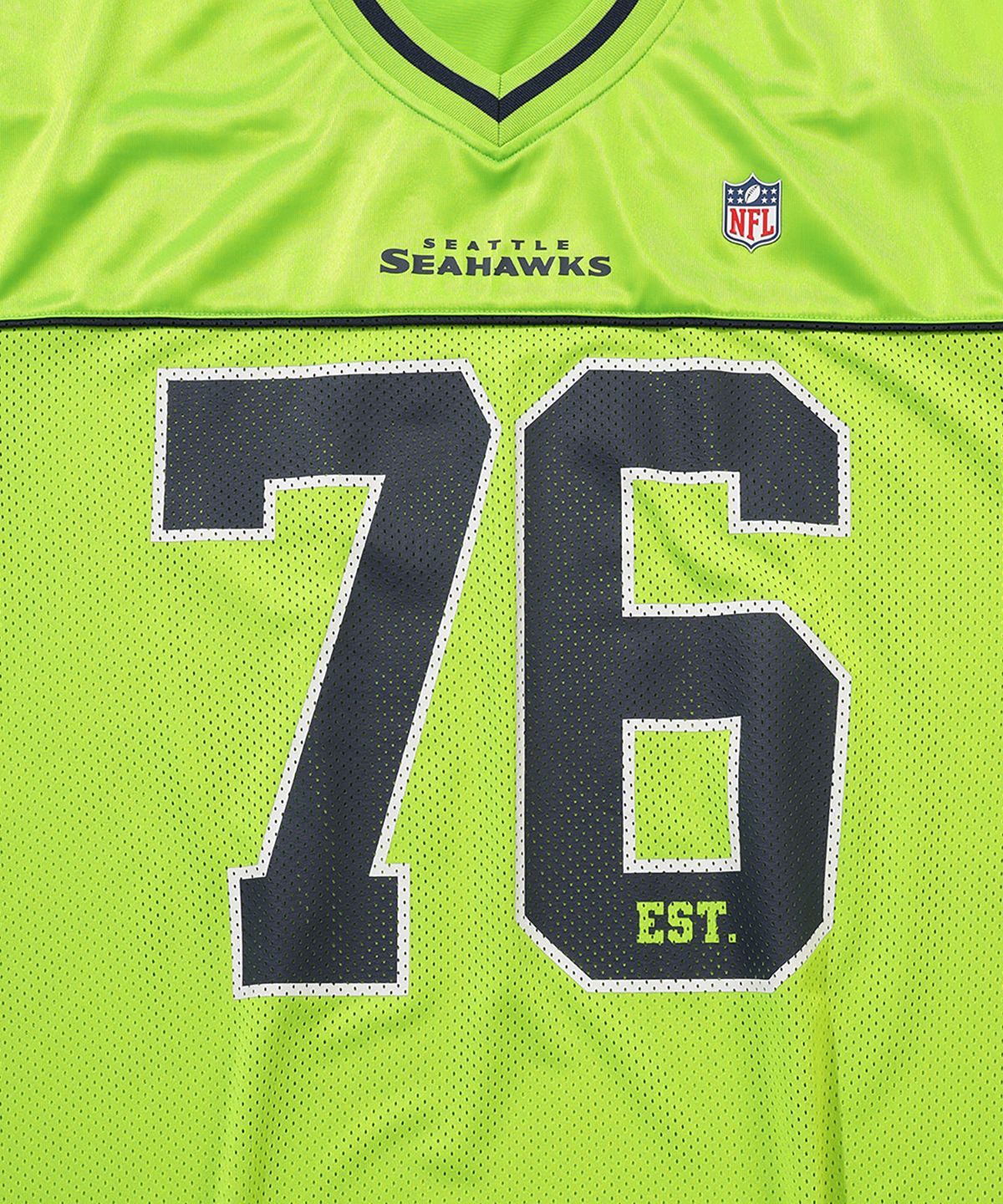 뉴에라(NEW ERA) NFL 시애틀 시호크스 팬 웨어 티셔츠 네온 그린 14954658