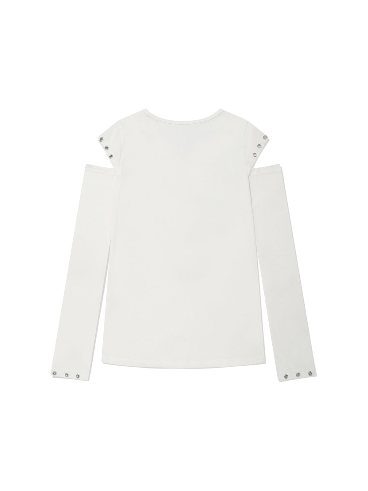 리버뉴스(LIBERALNEWS) SILVERCROSS LONG-SLEEVE TEE_WHITE