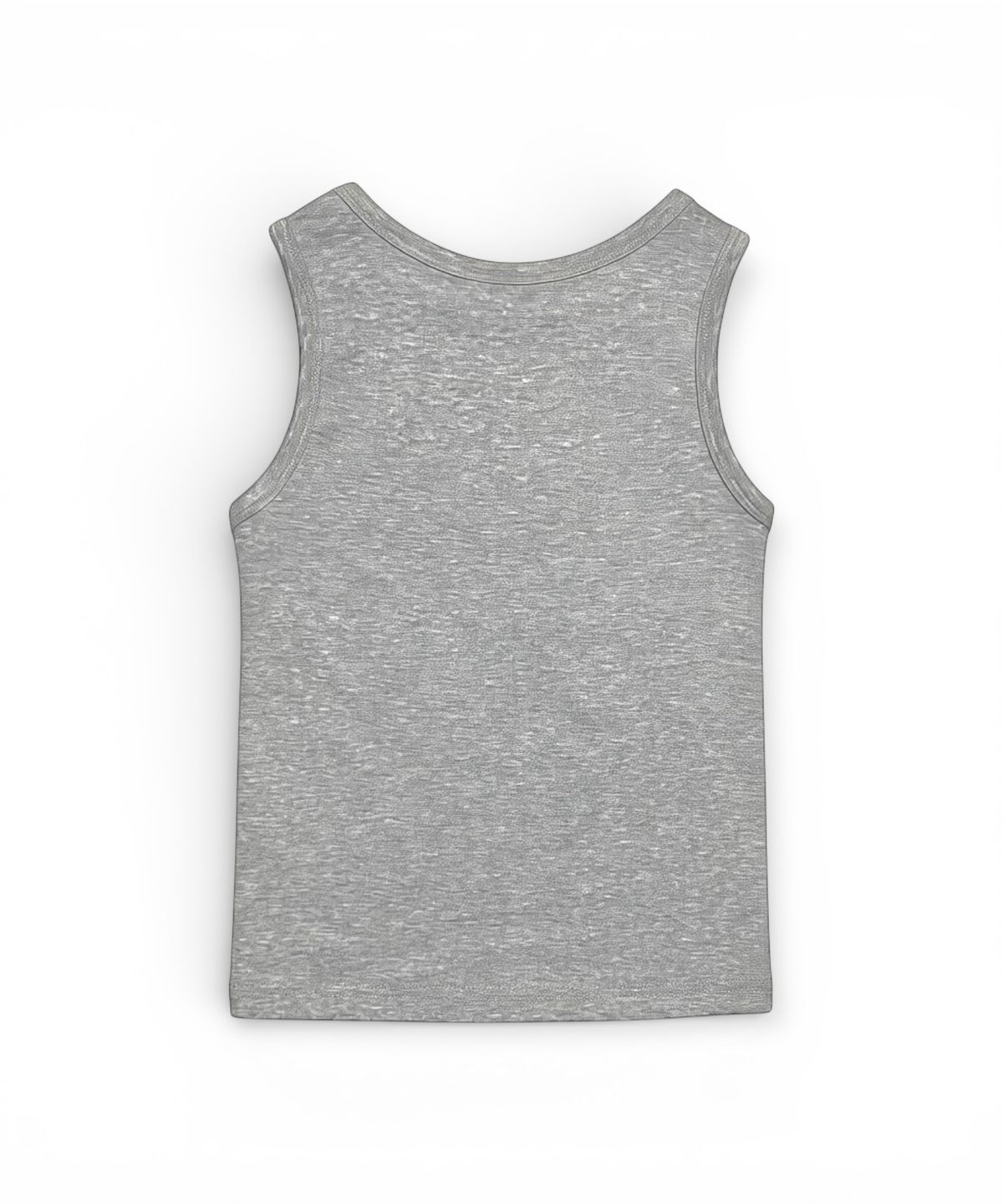 본슬리피(BORN SLIPPY) Bone Heart Sleeveless Top (Melange Gray)