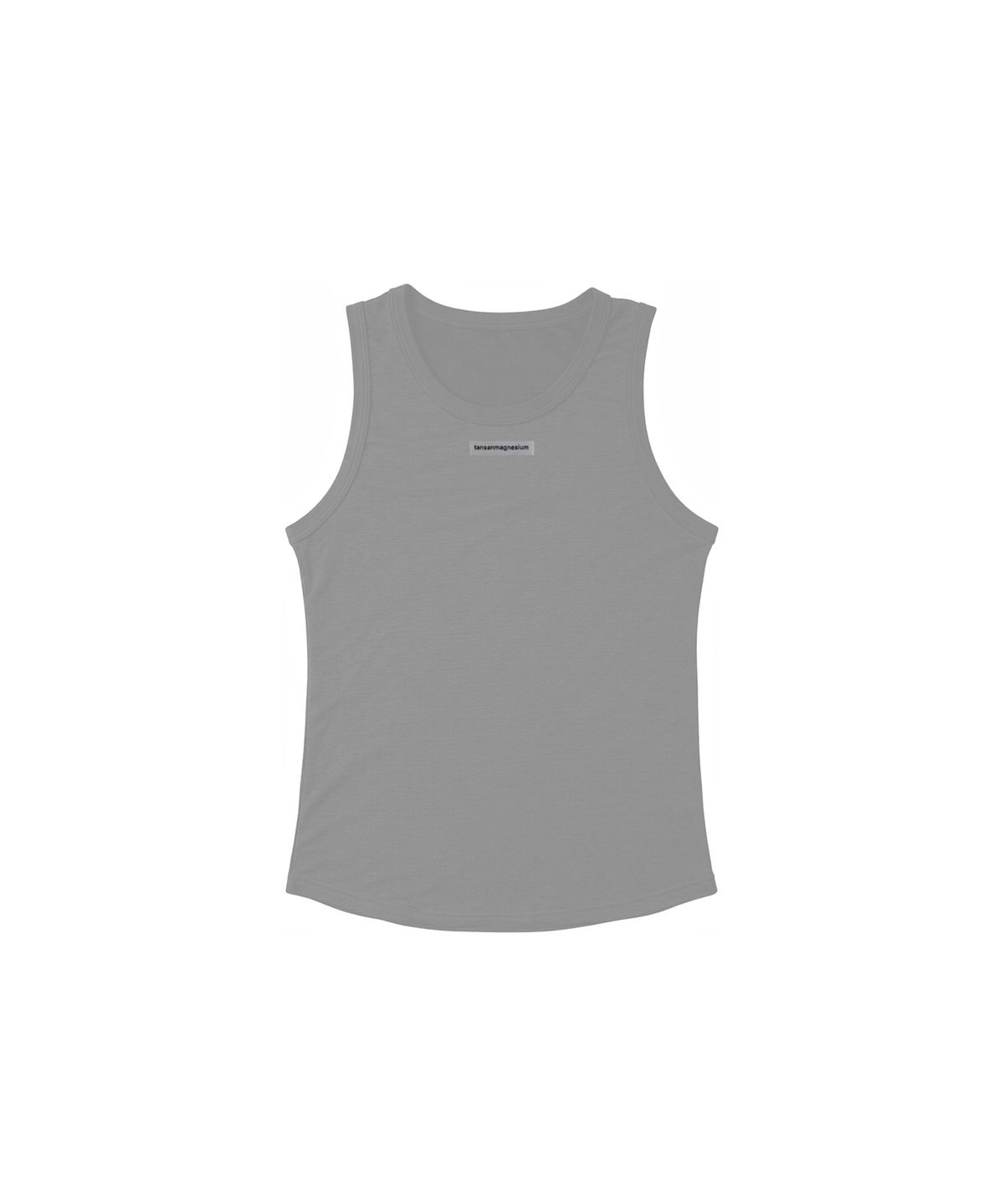 탄산마그네슘(TANSANMAGNESIUM) 송이송이X탄산 로고 베이직 슬리브리스 (그레이)