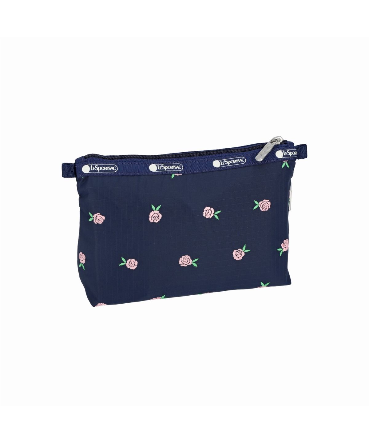 레스포색(LESPORTSAC) 핑크 로즈 엠브로이더리 코스메틱 클러치 [7105.HF59]