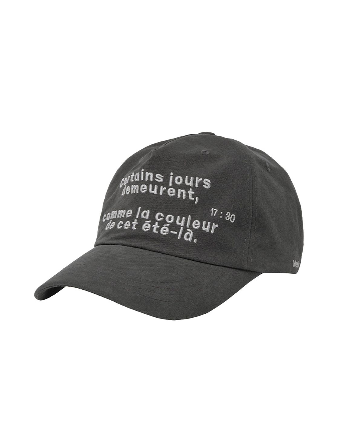 미세키서울 맨(MISEKISEOUL MEN) Comme la 5pannel cap CHARCOAL