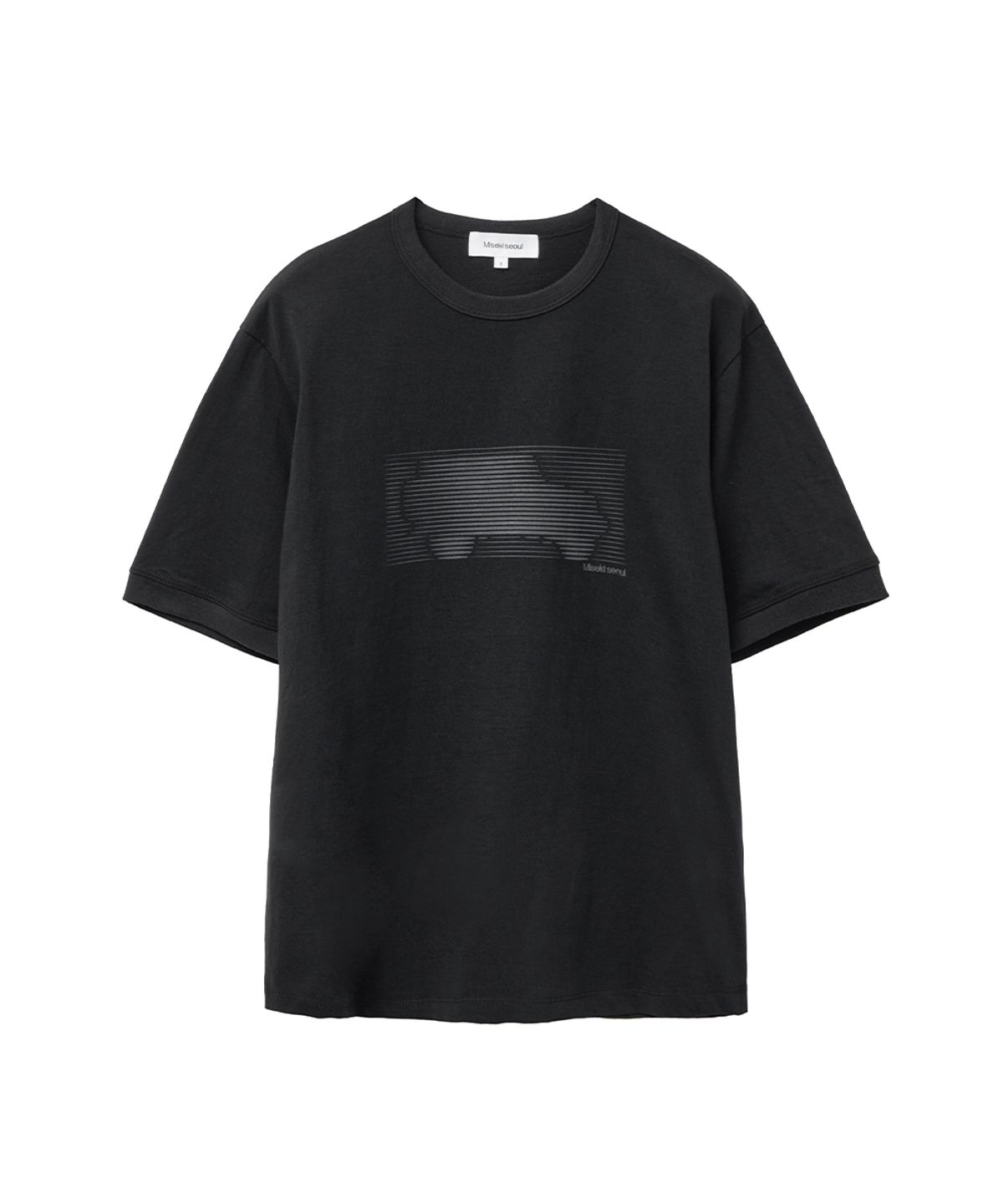 미세키서울 맨(MISEKISEOUL MEN) Car ringer short sleeve BLACK