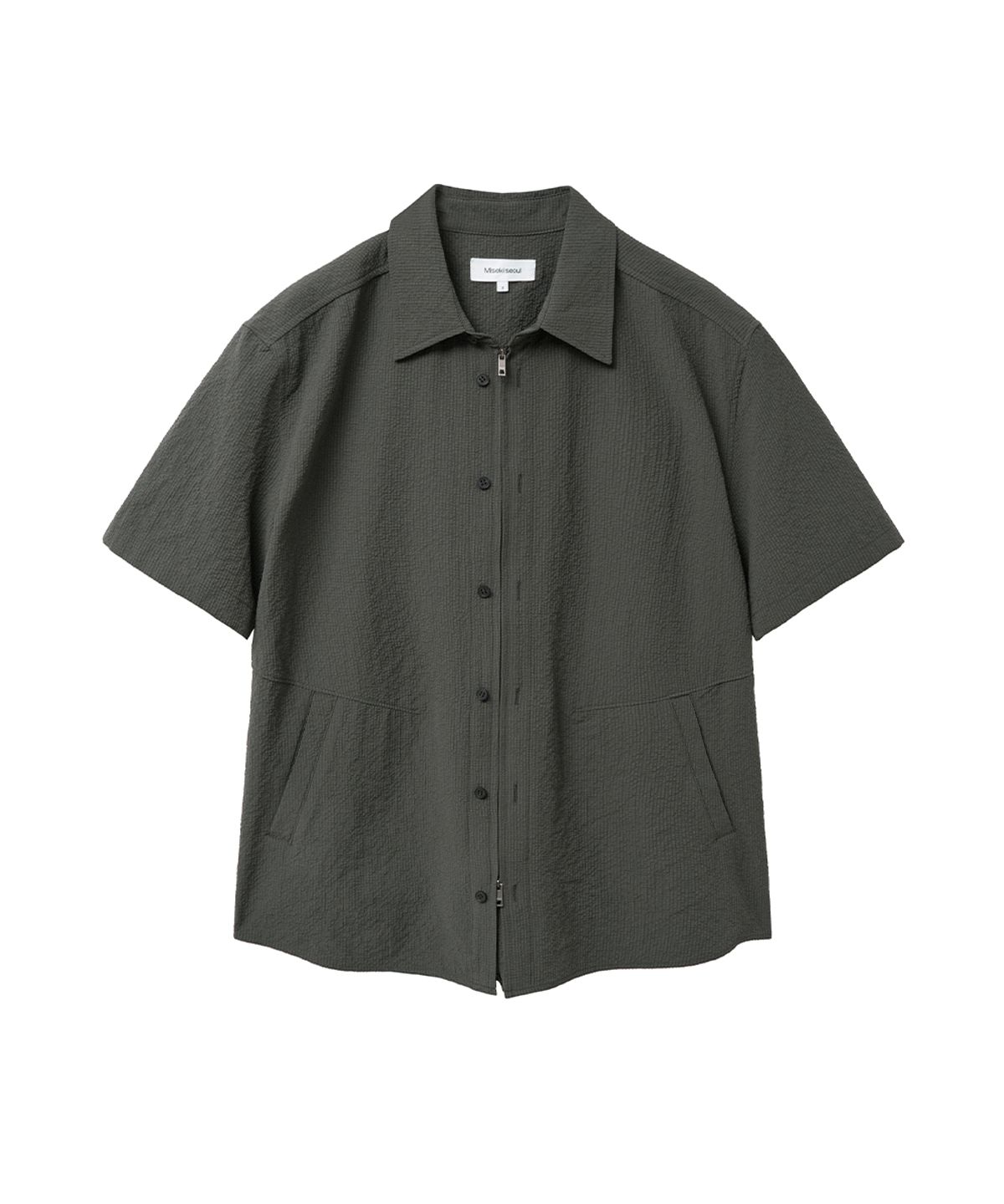 미세키서울 맨(MISEKISEOUL MEN) 2way check shirt jacket CHARCOAL