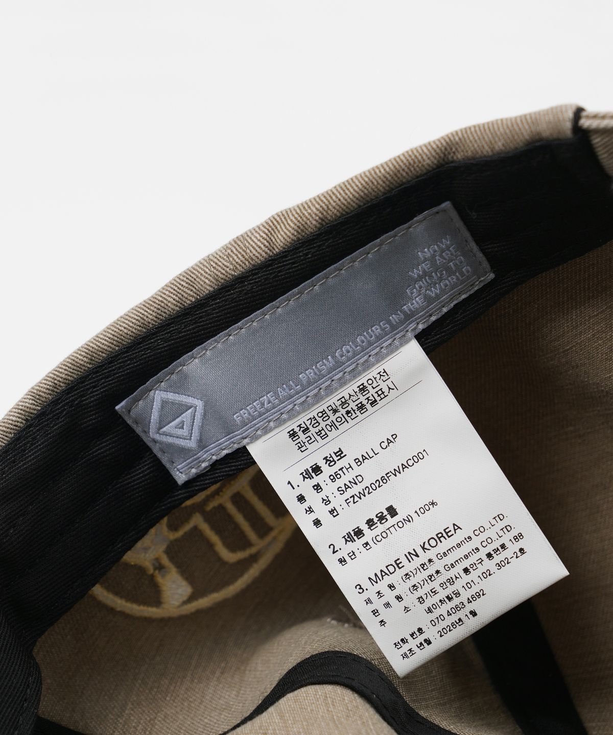 프리즘웍스(FRIZMWORKS) 95TH FIGHTER SQ BALL CAP _ SAND